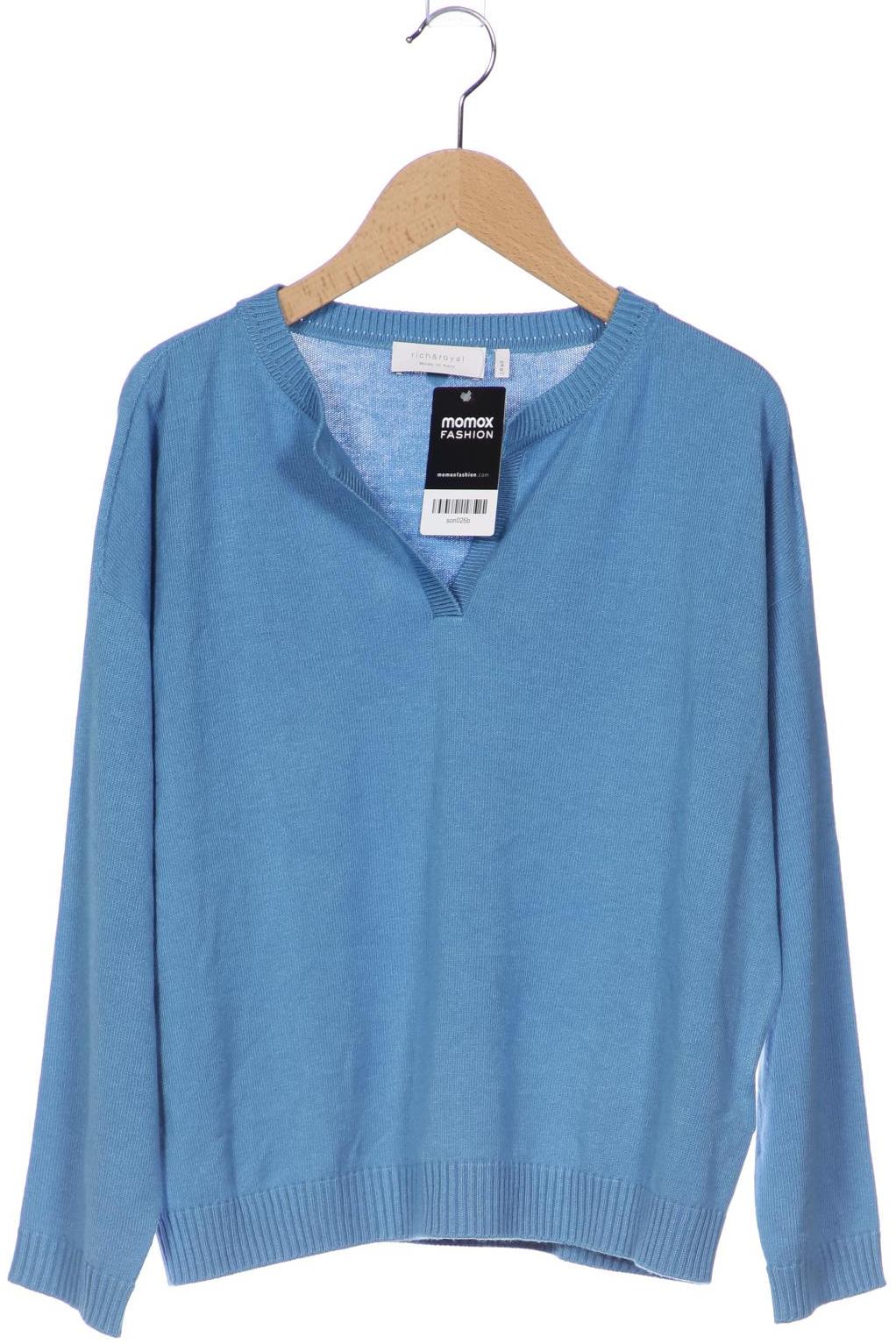 

Rich & Royal Damen Pullover, blau, Gr. 36