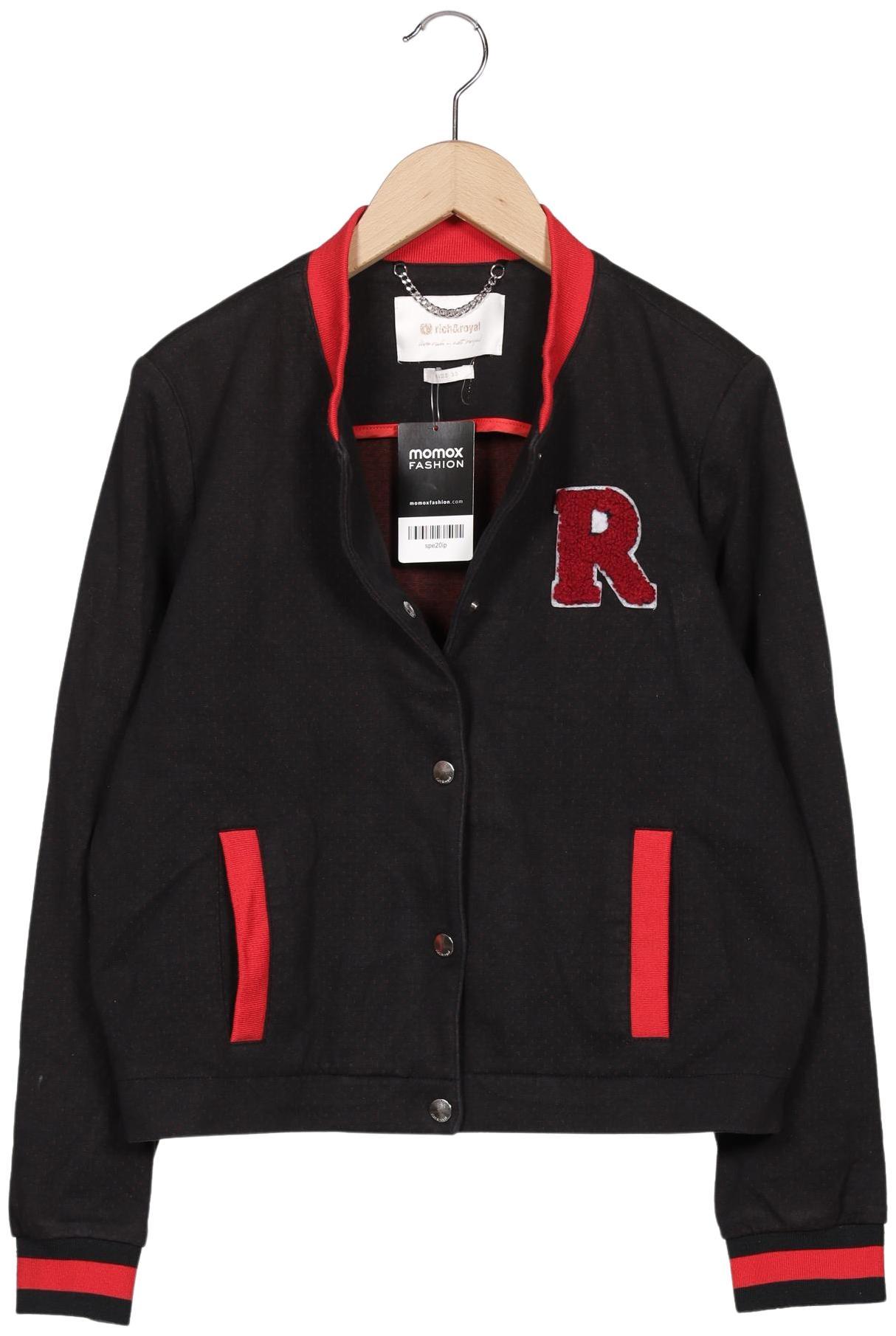 

Rich & Royal Damen Jacke, schwarz, Gr. 36