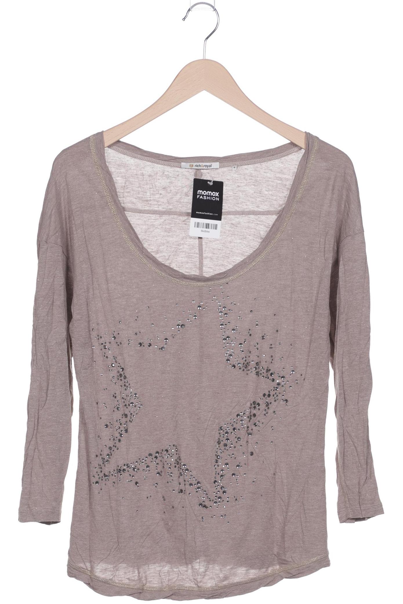 

Rich & Royal Damen Langarmshirt, grau, Gr. 44