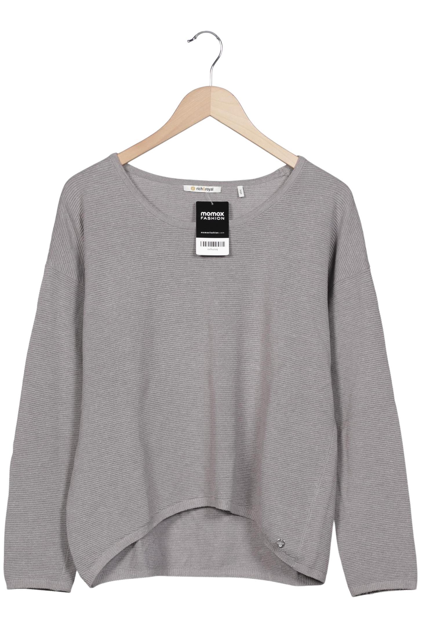 

Rich & Royal Damen Pullover, grau, Gr. 42