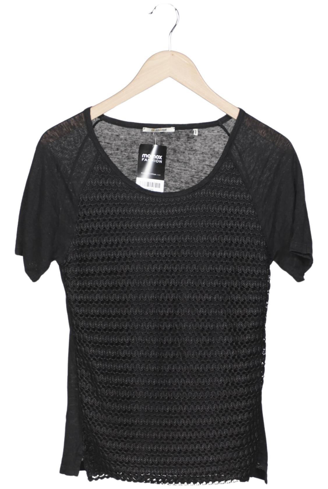 

Rich & Royal Damen T-Shirt, schwarz, Gr. 38