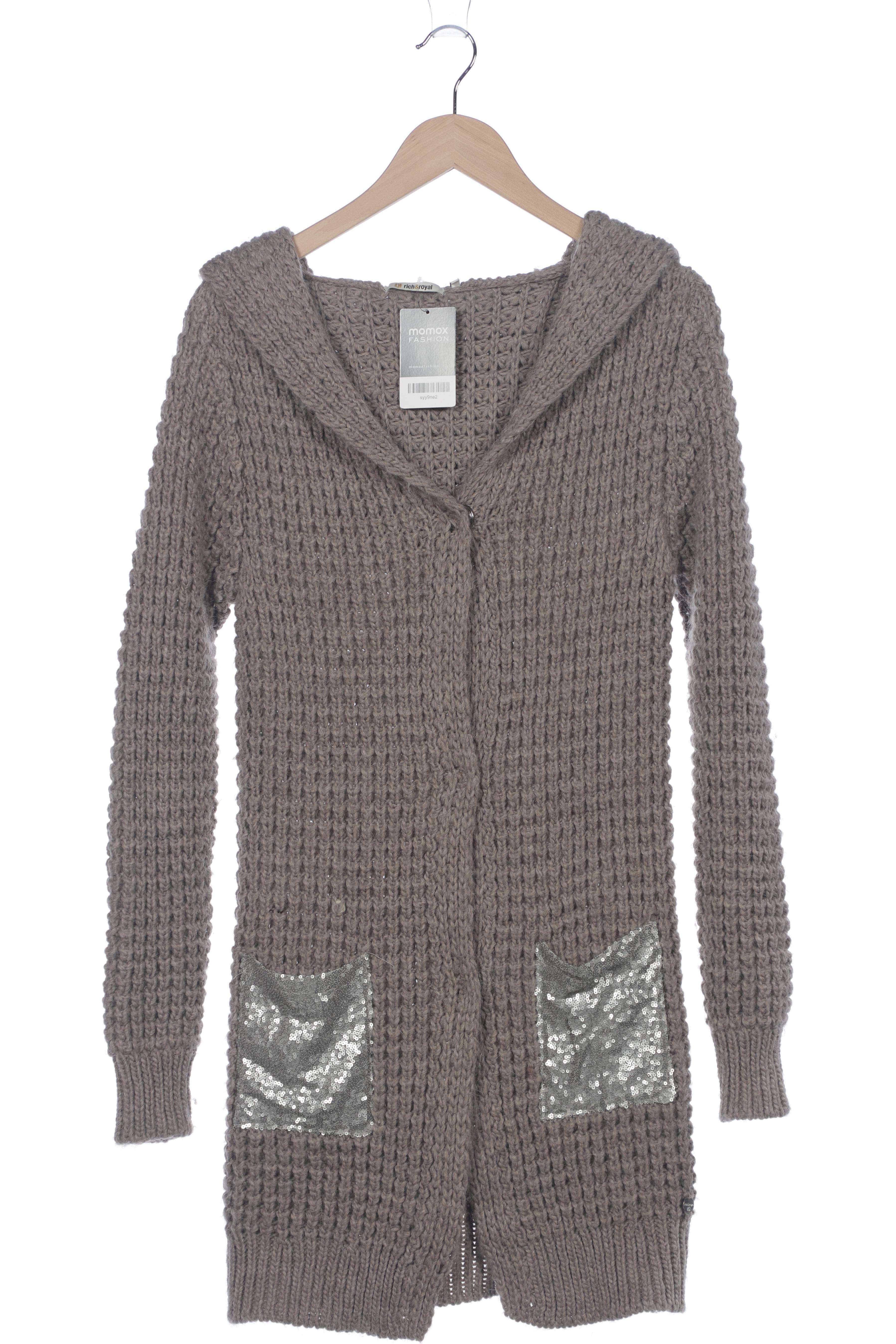 

Rich & Royal Damen Strickjacke, braun, Gr. 36