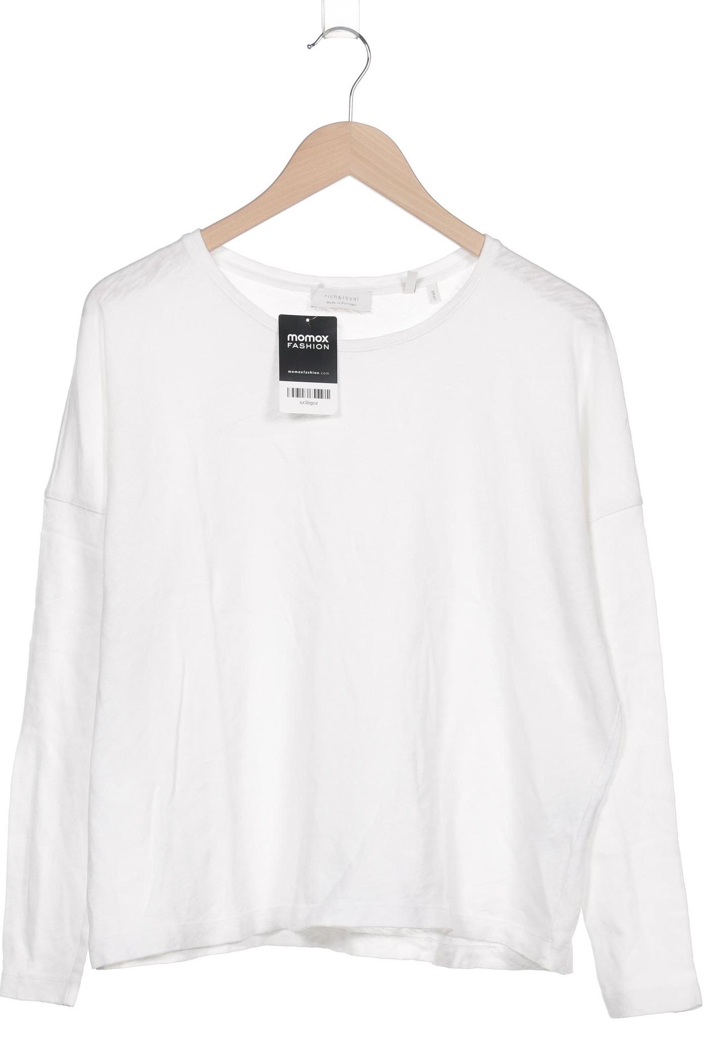 

Rich & Royal Damen Langarmshirt, weiß, Gr. 36