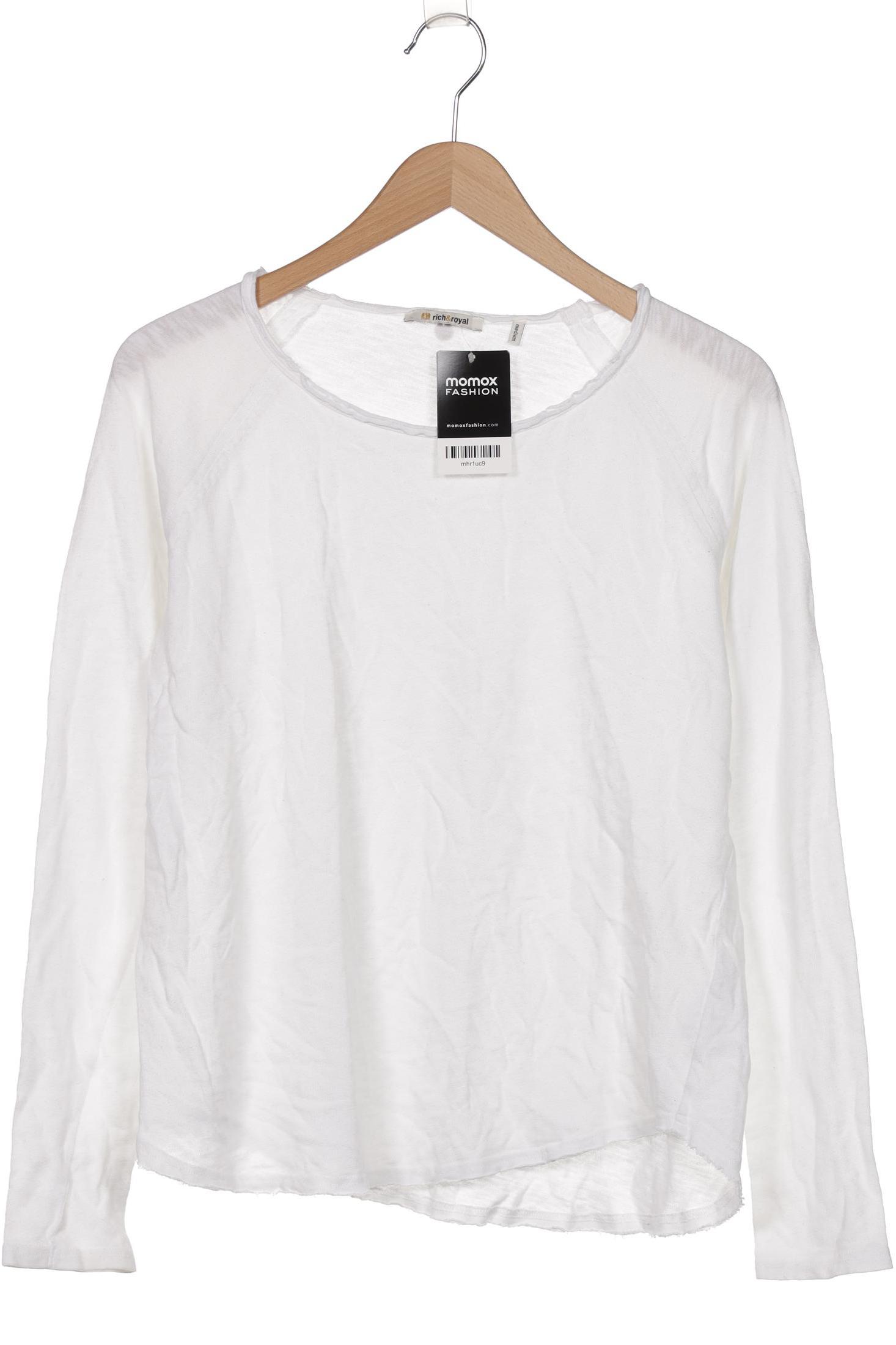 

Rich & Royal Damen Langarmshirt, weiß, Gr. 38
