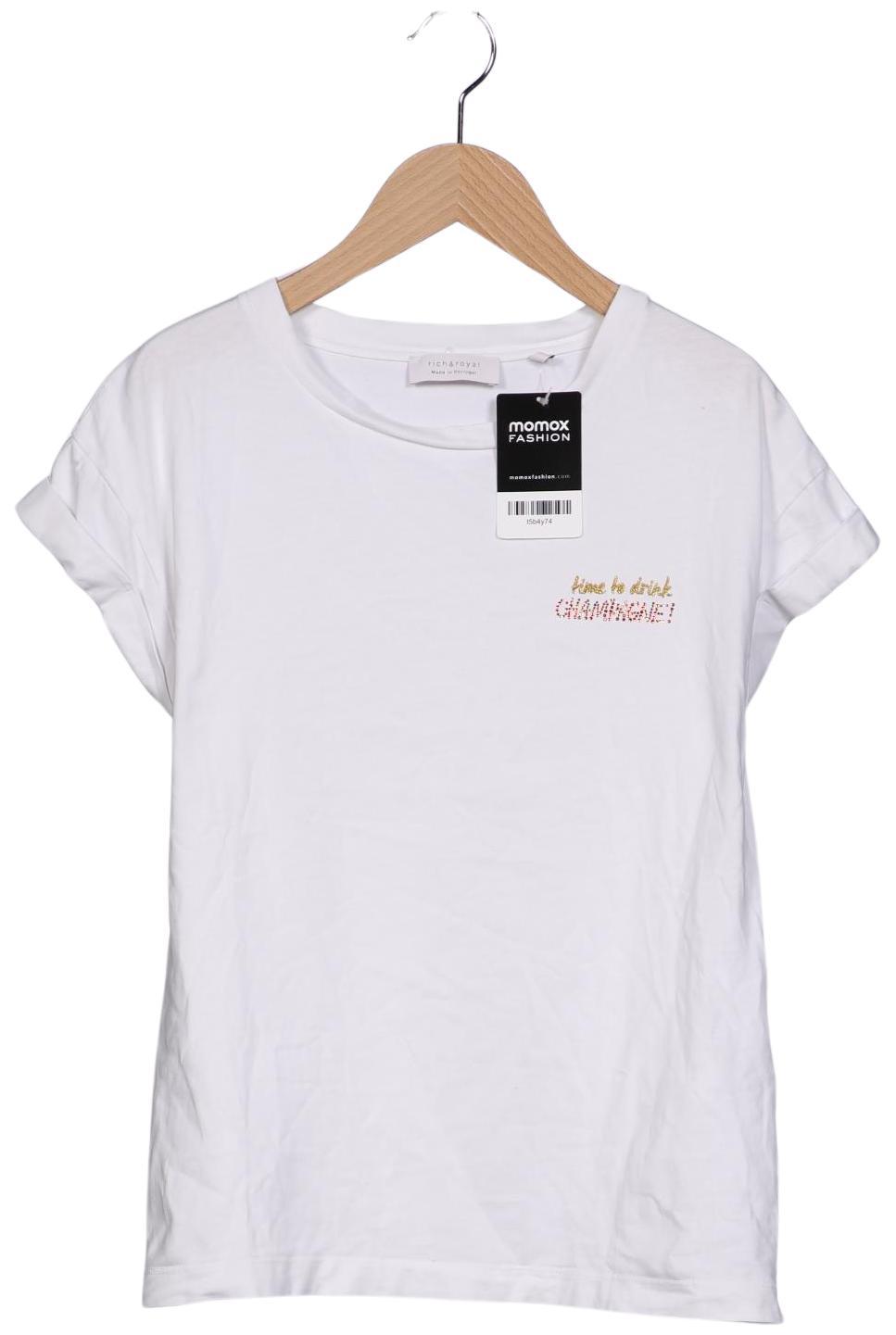 

Rich & Royal Damen T-Shirt, weiß, Gr. 36