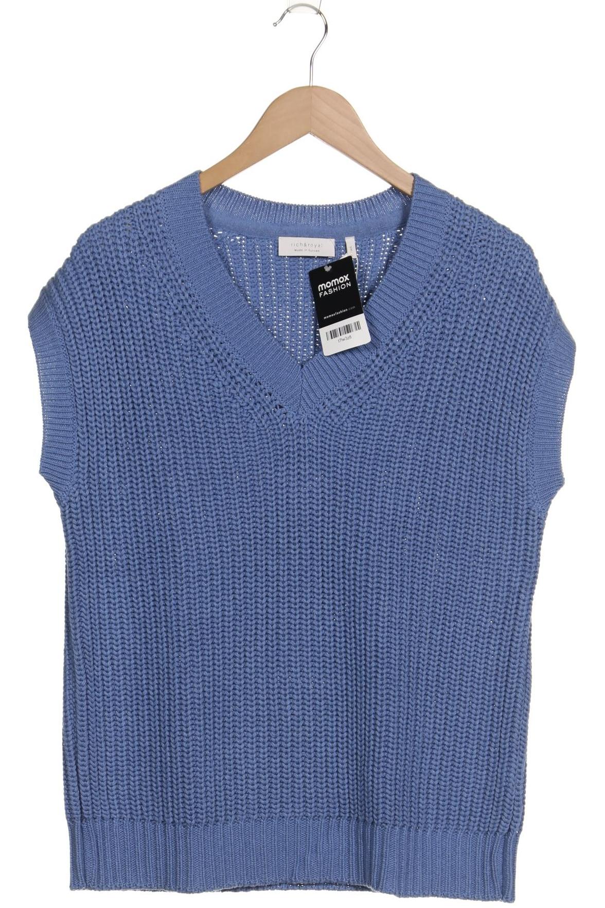 

Rich & Royal Damen Pullover, blau, Gr. 36