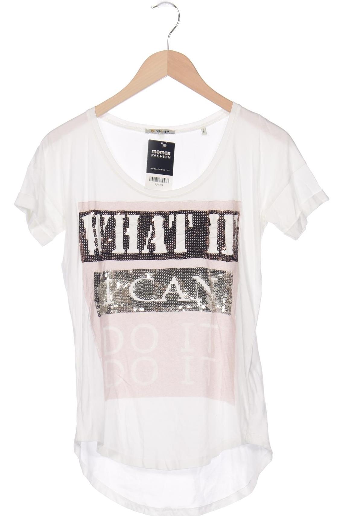 

Rich & Royal Damen T-Shirt, weiß, Gr. 36