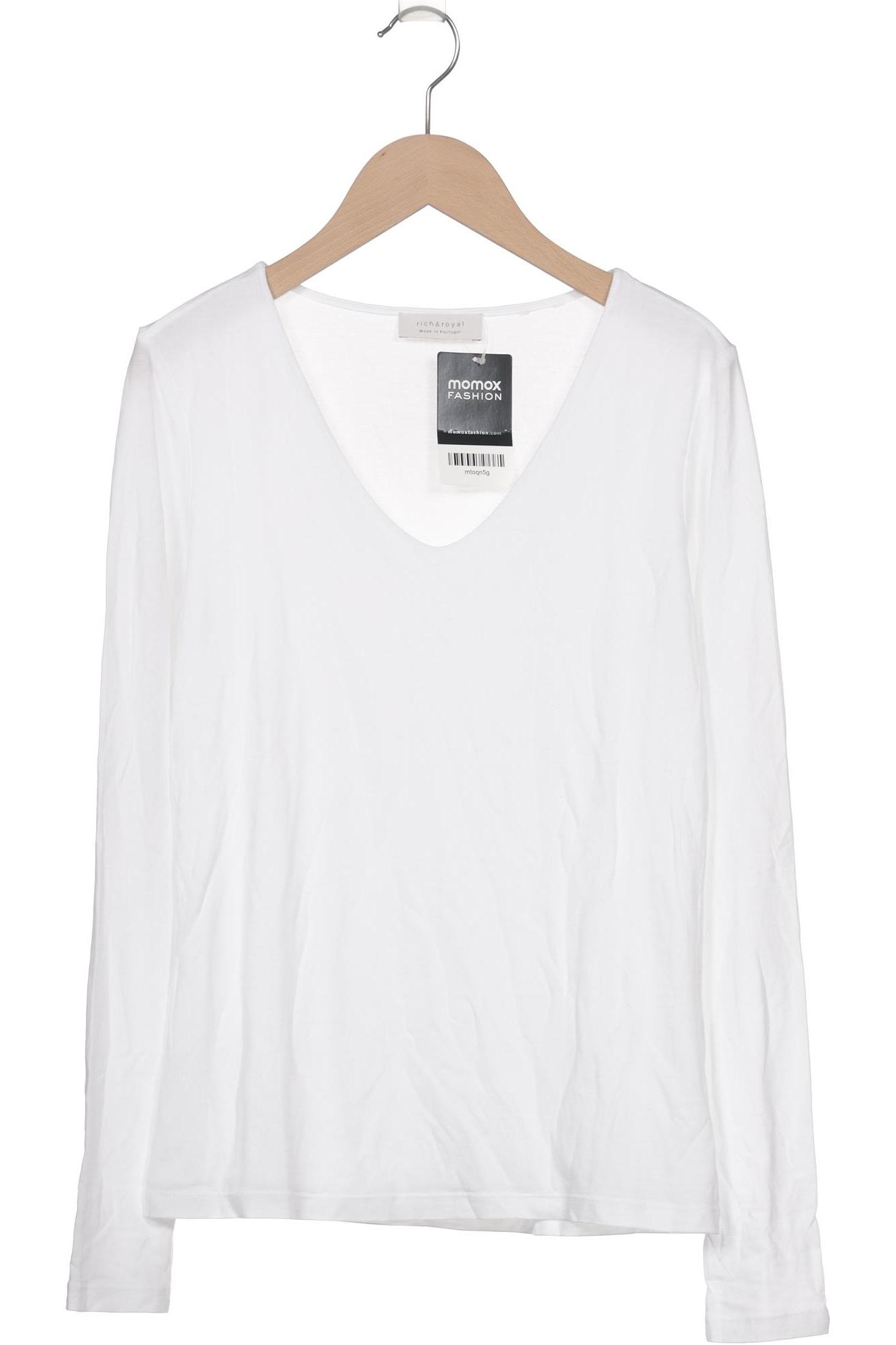 

Rich & Royal Damen Langarmshirt, weiß, Gr. 36