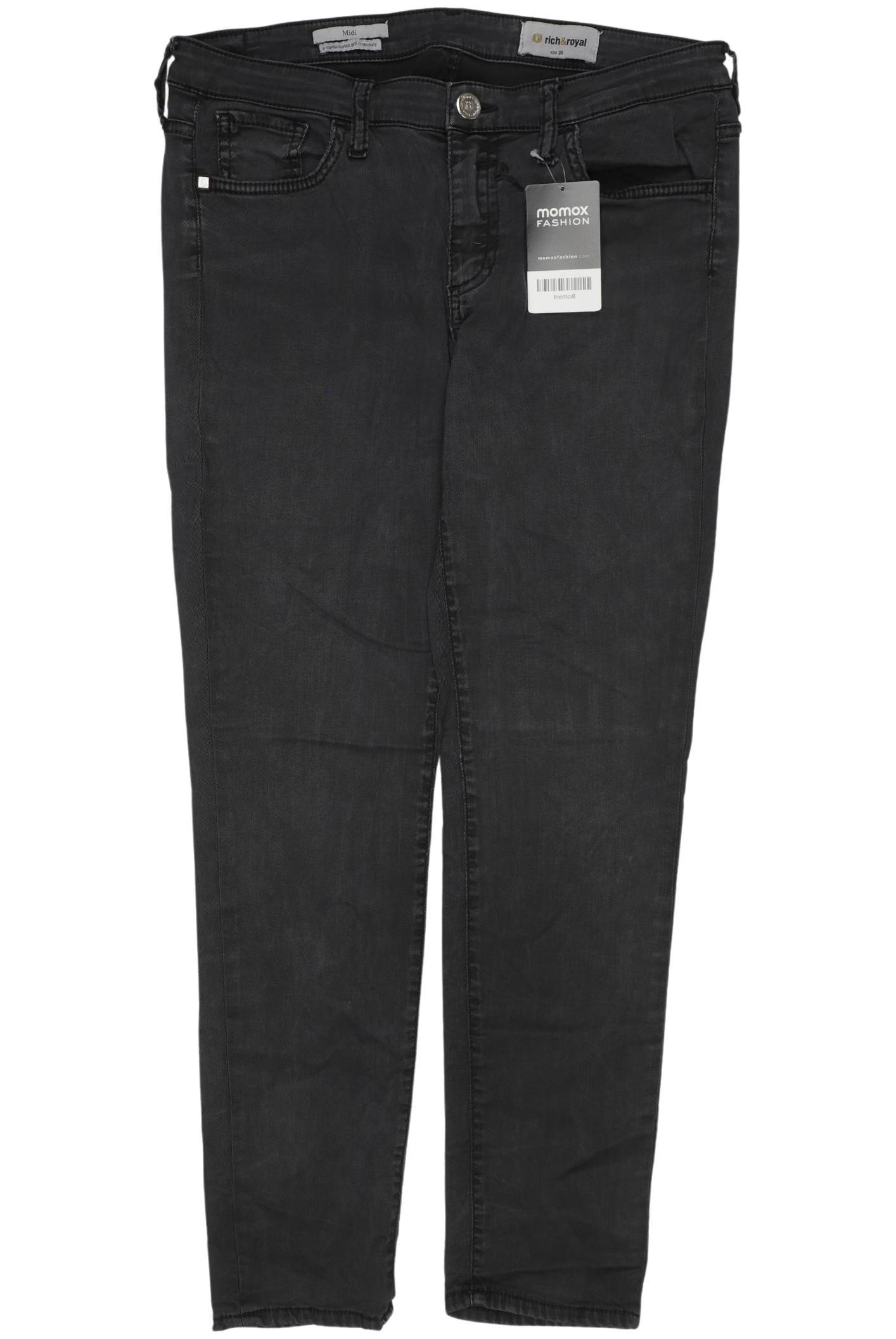

Rich & Royal Damen Jeans, grau, Gr. 28