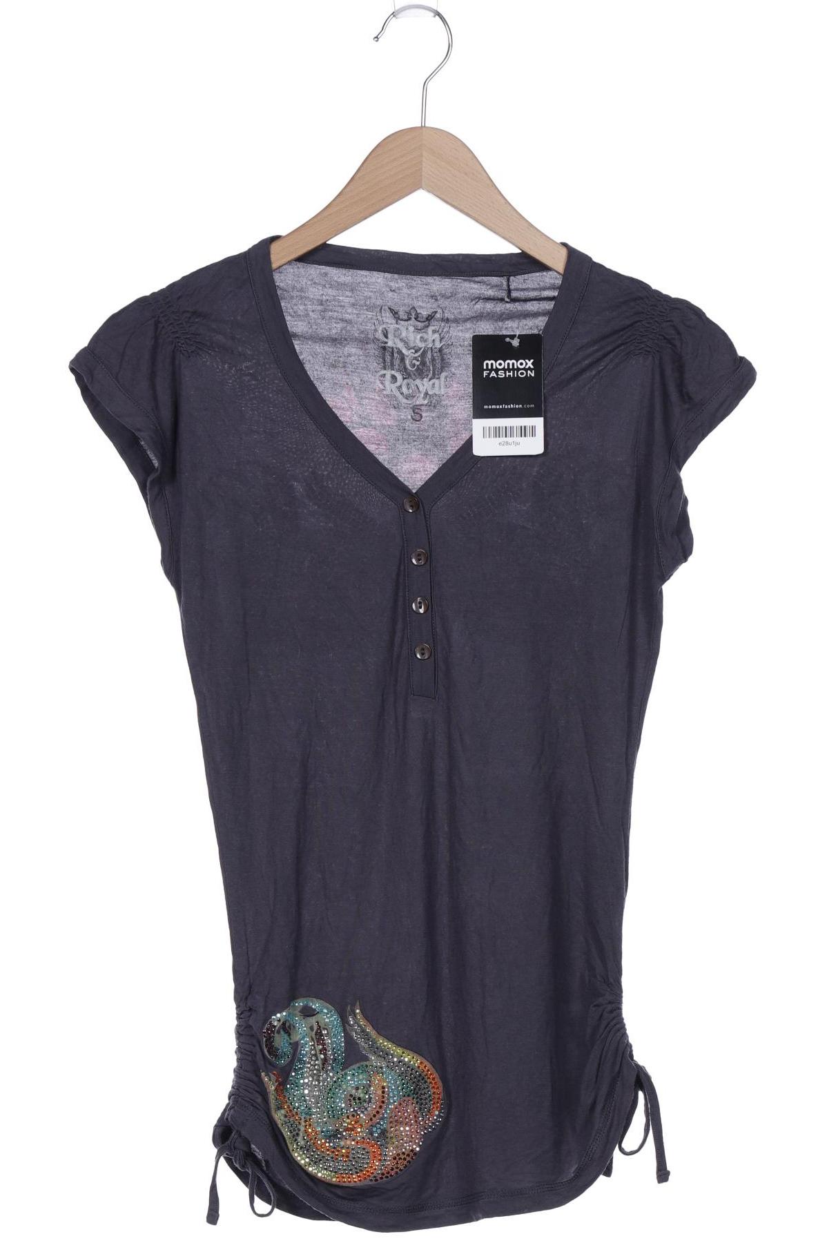 

Rich & Royal Damen T-Shirt, grau, Gr. 36