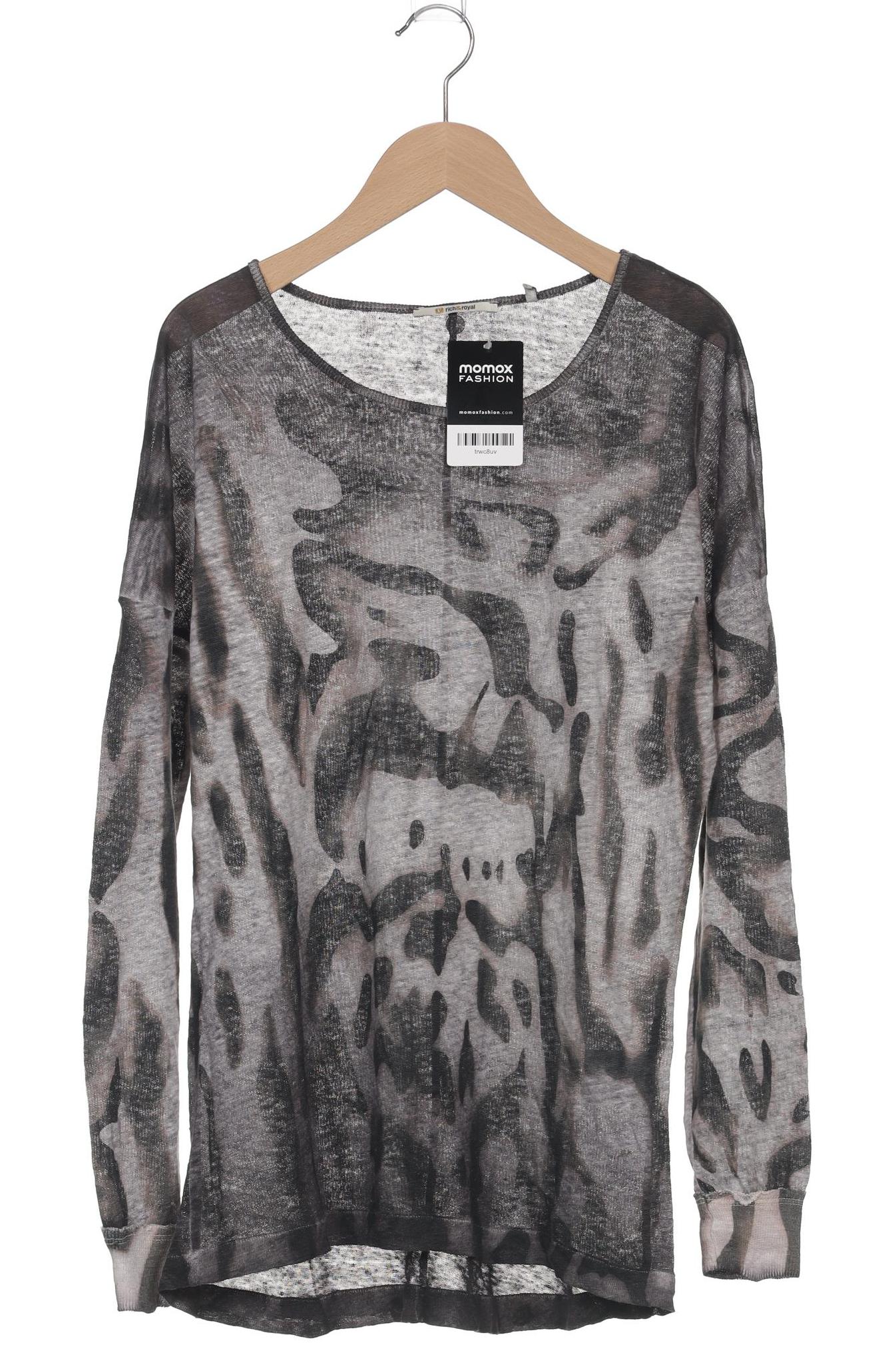 

Rich & Royal Damen Langarmshirt, grau, Gr. 36