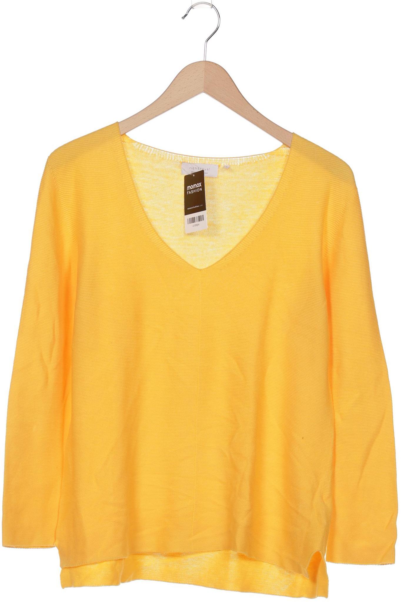 

Rich & Royal Damen Pullover, gelb, Gr. 34
