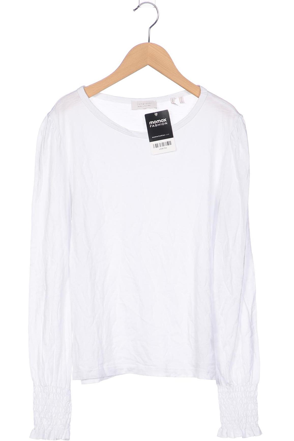 

Rich & Royal Damen Langarmshirt, weiß, Gr. 38