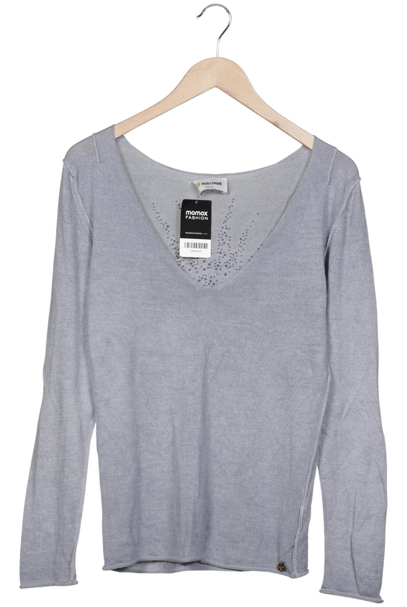 

Rich & Royal Damen Pullover, grau, Gr. 38