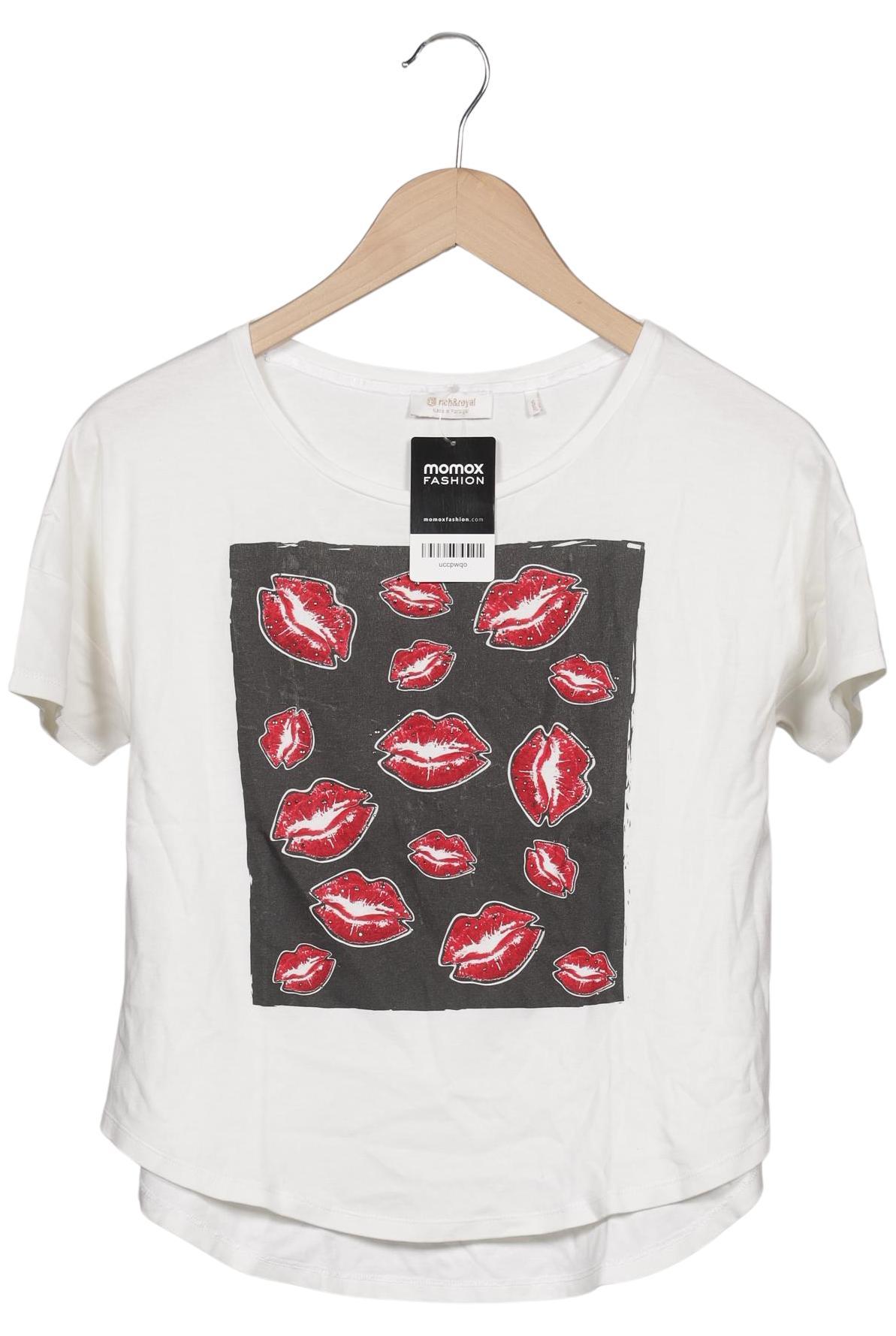 

Rich & Royal Damen T-Shirt, cremeweiß, Gr. 36