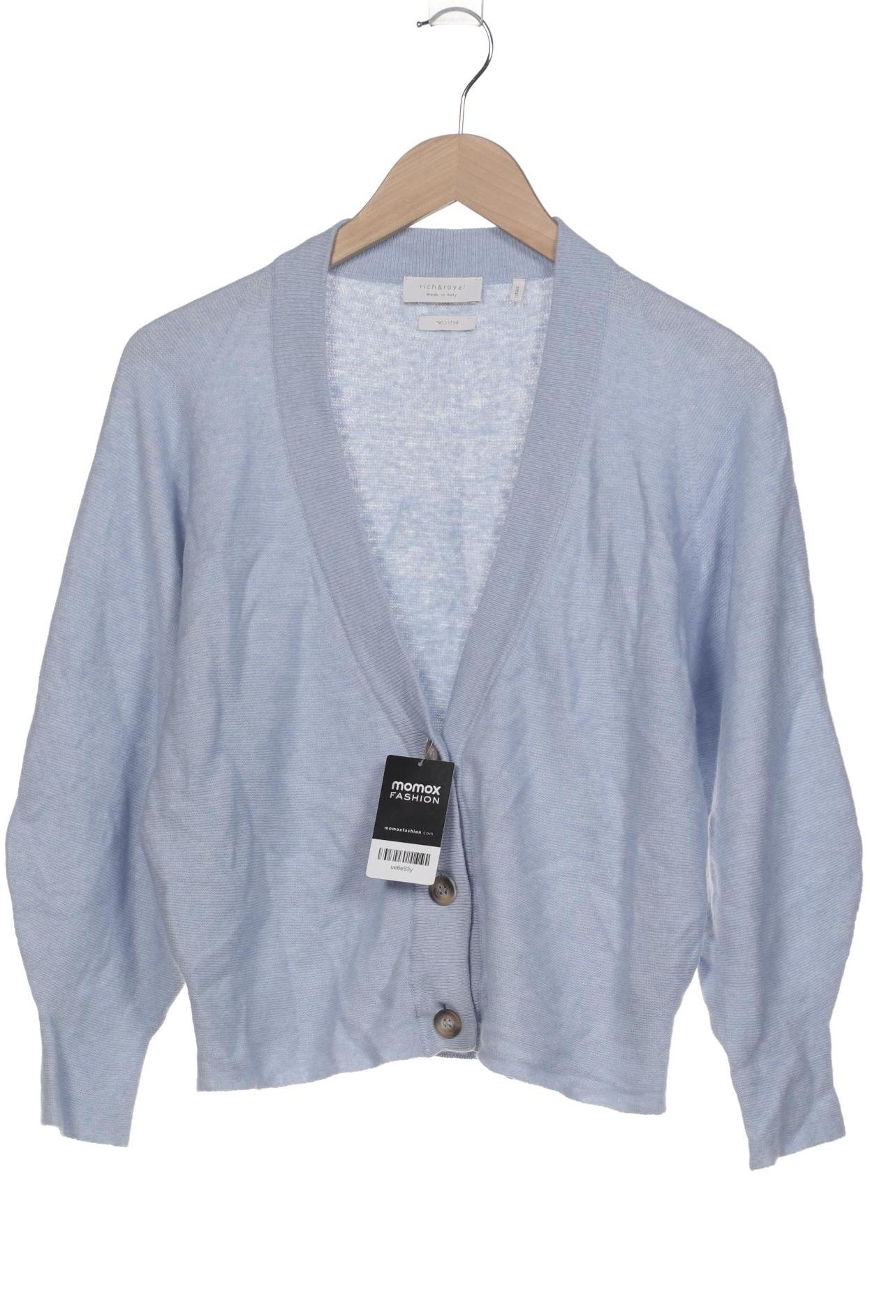 

Rich & Royal Damen Strickjacke, hellblau, Gr. 36