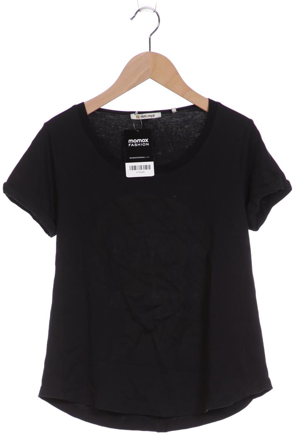 

Rich & Royal Damen T-Shirt, schwarz, Gr. 34