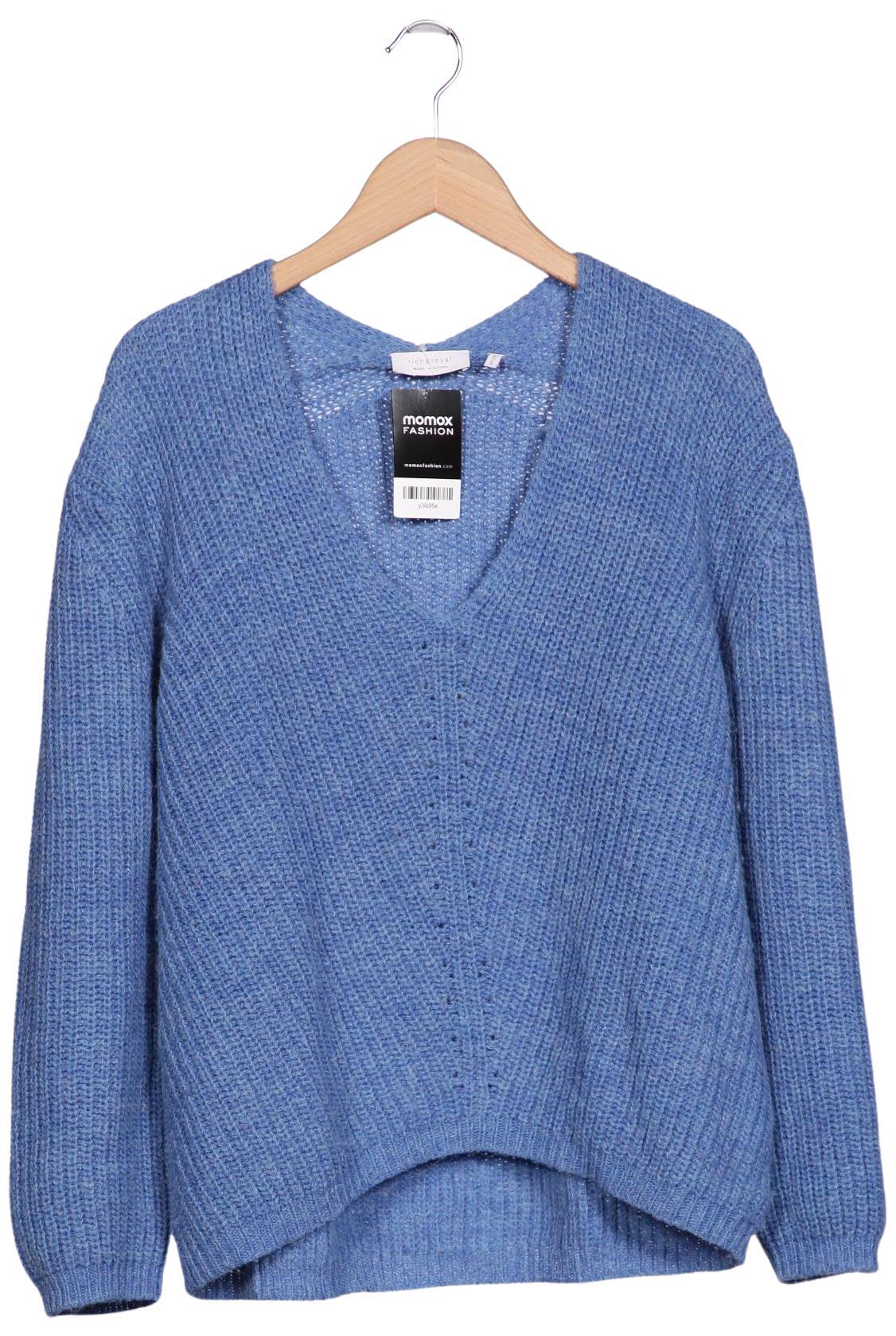 

Rich & Royal Damen Pullover, blau, Gr. 38