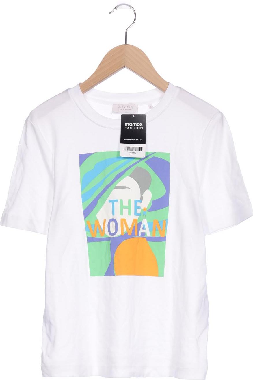

Rich & Royal Damen T-Shirt, weiß, Gr. 36