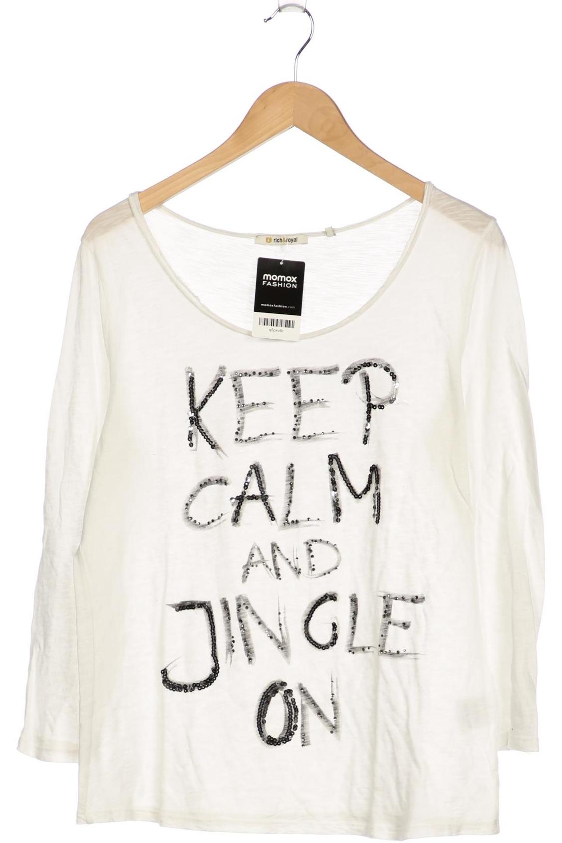 

Rich & Royal Damen Langarmshirt, weiß, Gr. 42