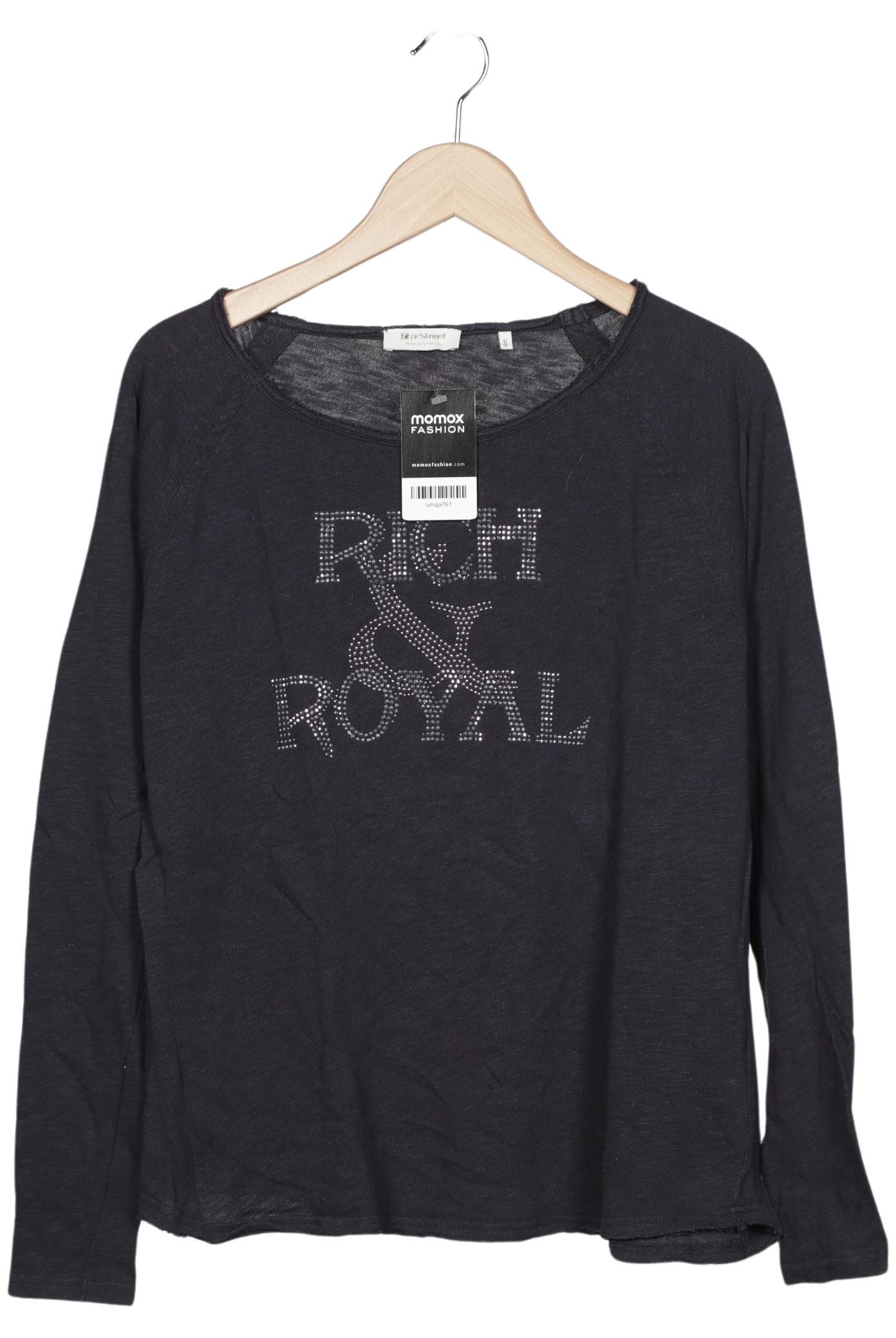 

Rich & Royal Damen Langarmshirt, grau, Gr. 42