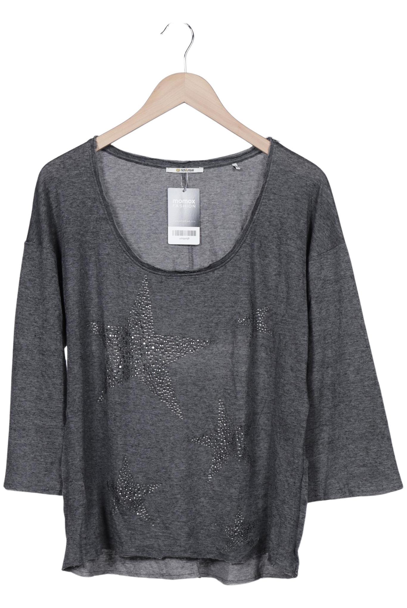 

Rich & Royal Damen Langarmshirt, grau, Gr. 42