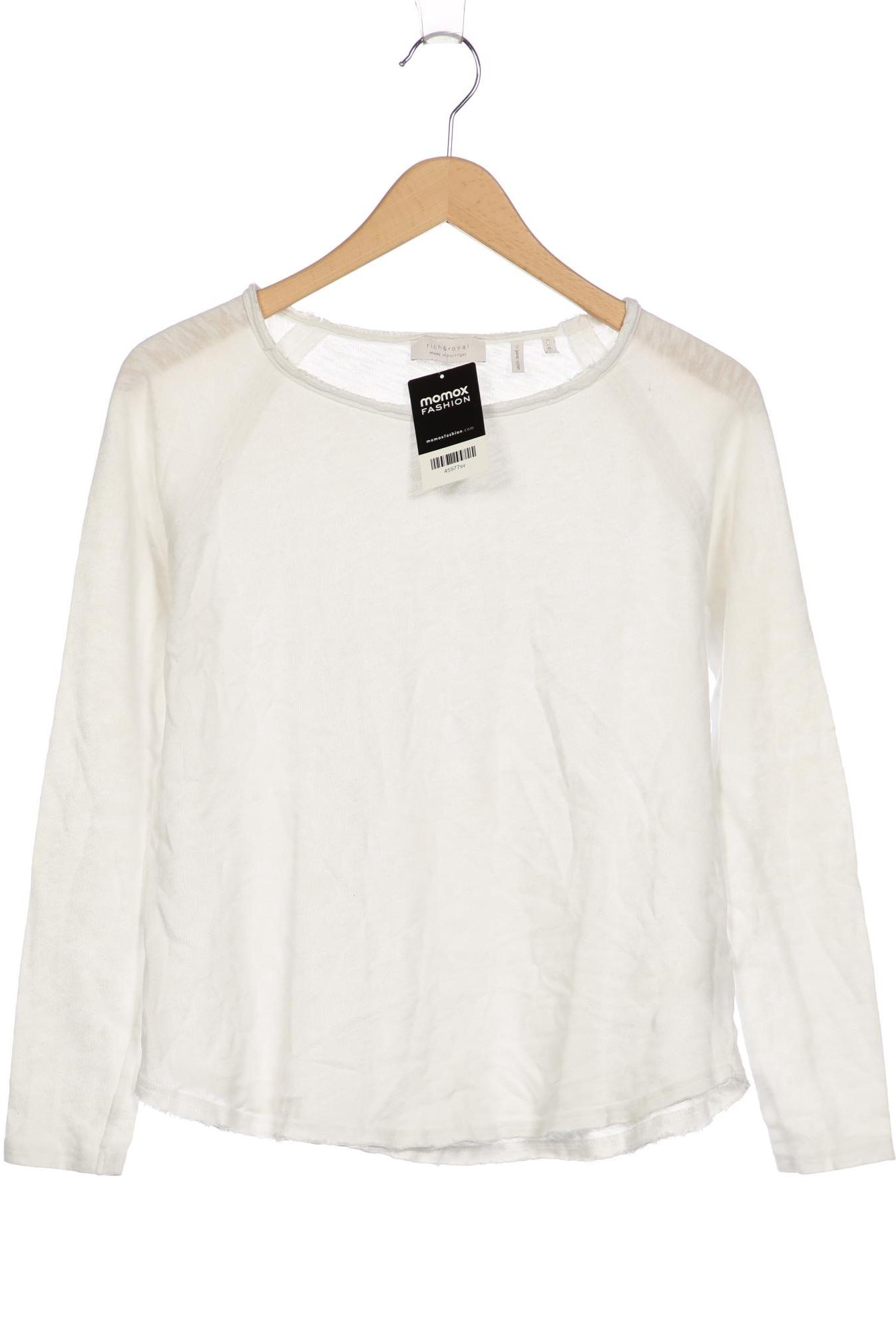 

Rich & Royal Damen Langarmshirt, weiß, Gr. 38