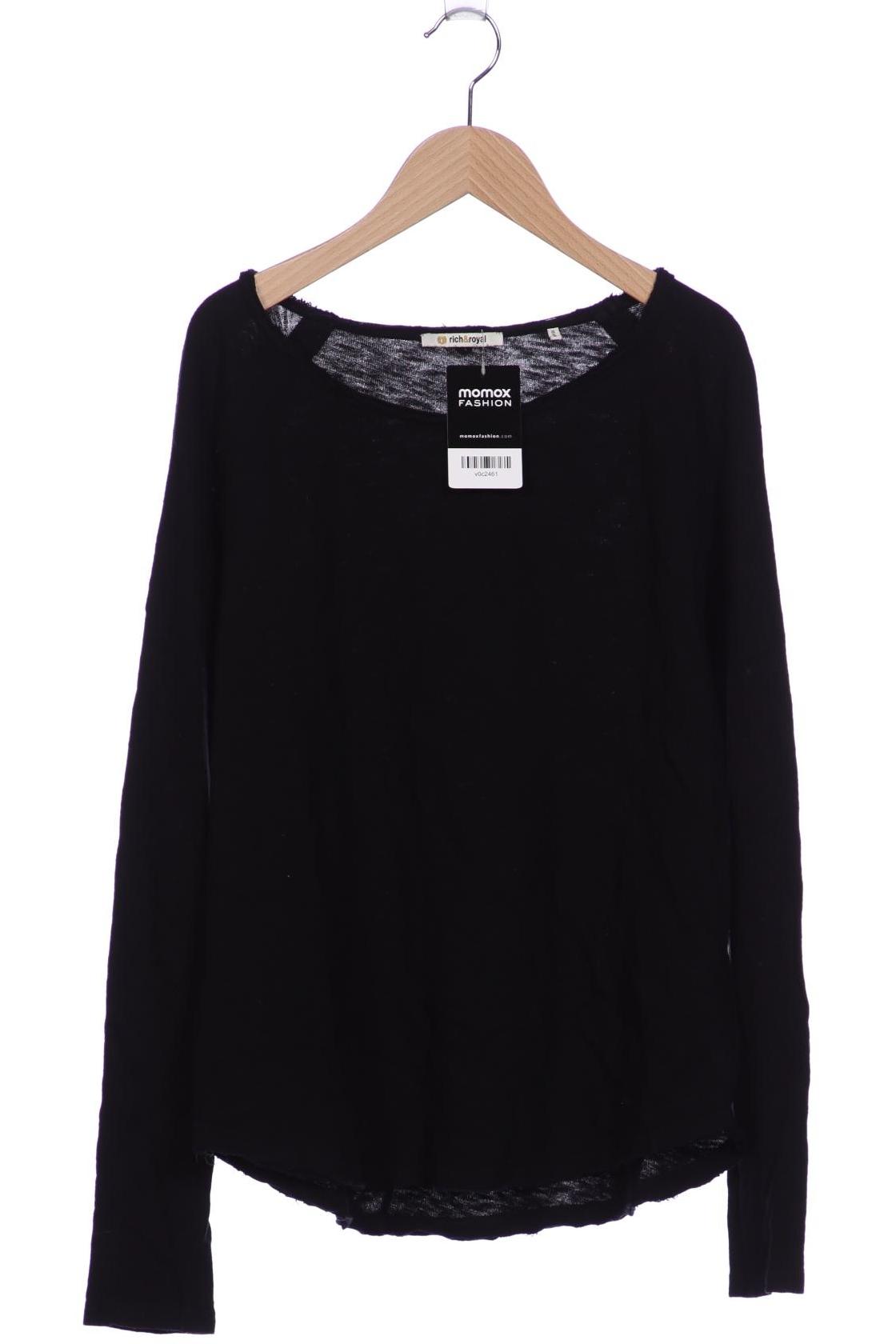 

Rich & Royal Damen Langarmshirt, schwarz, Gr. 38
