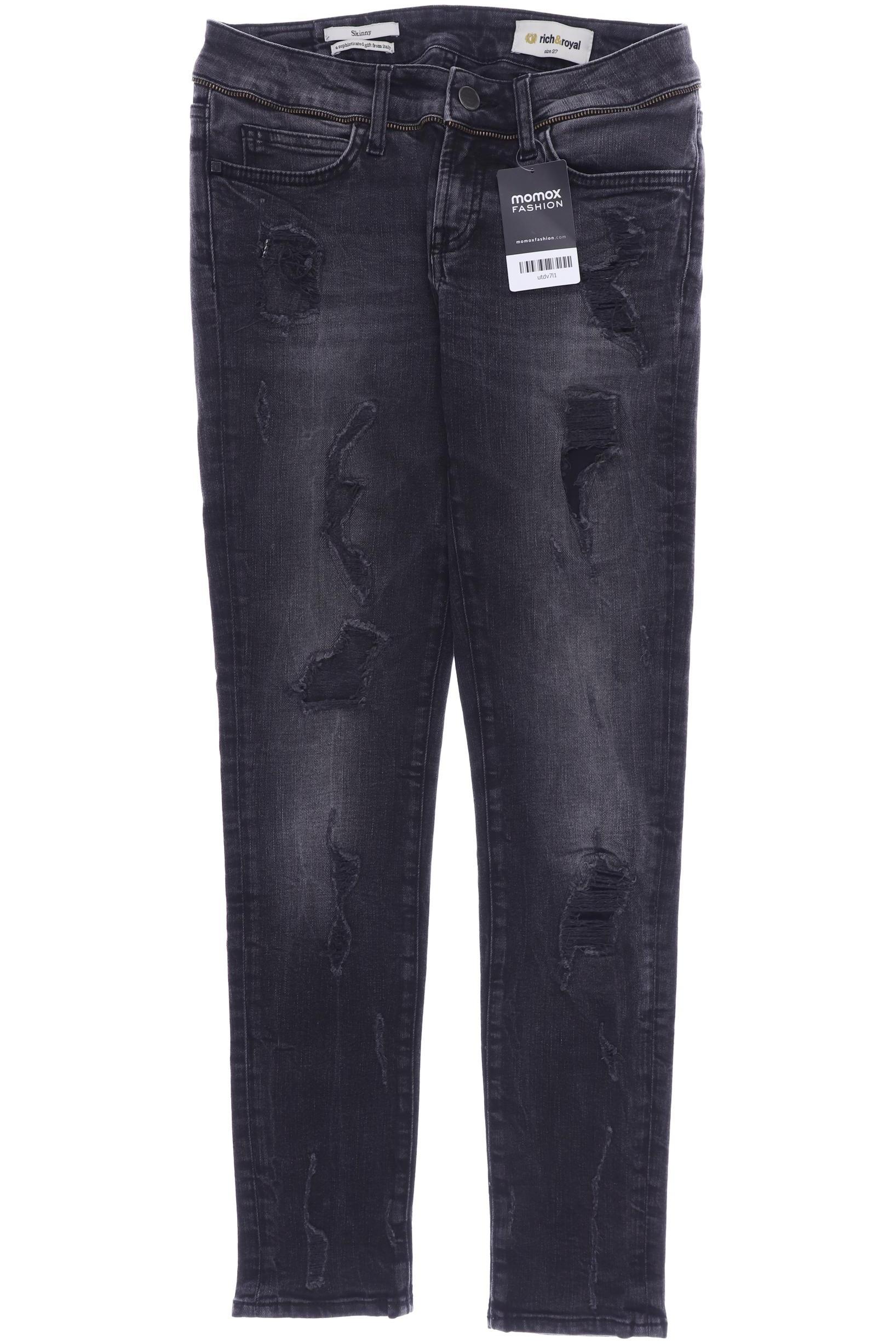 

Rich & Royal Damen Jeans, grau, Gr. 38