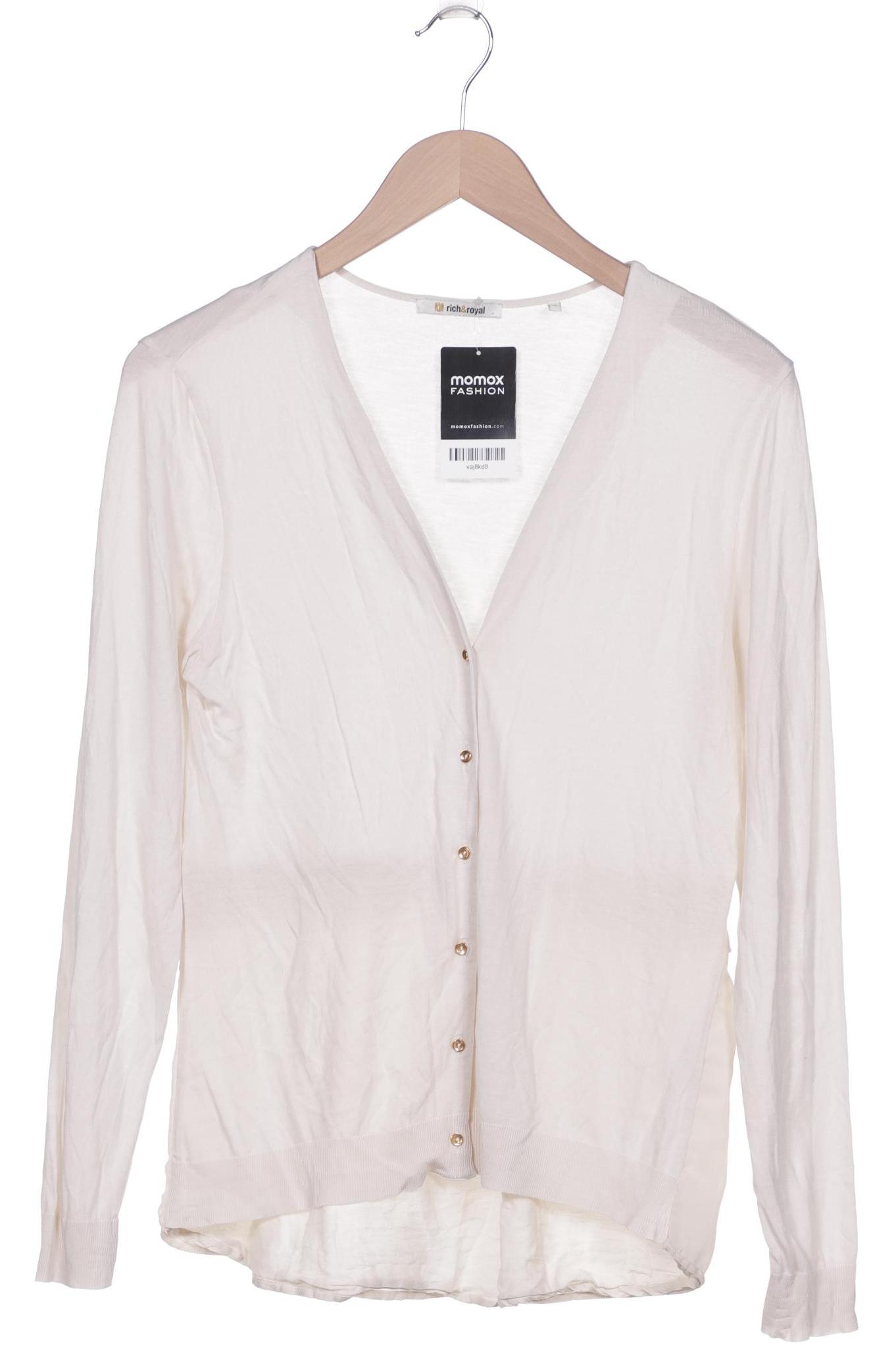 

Rich & Royal Damen Strickjacke, cremeweiß