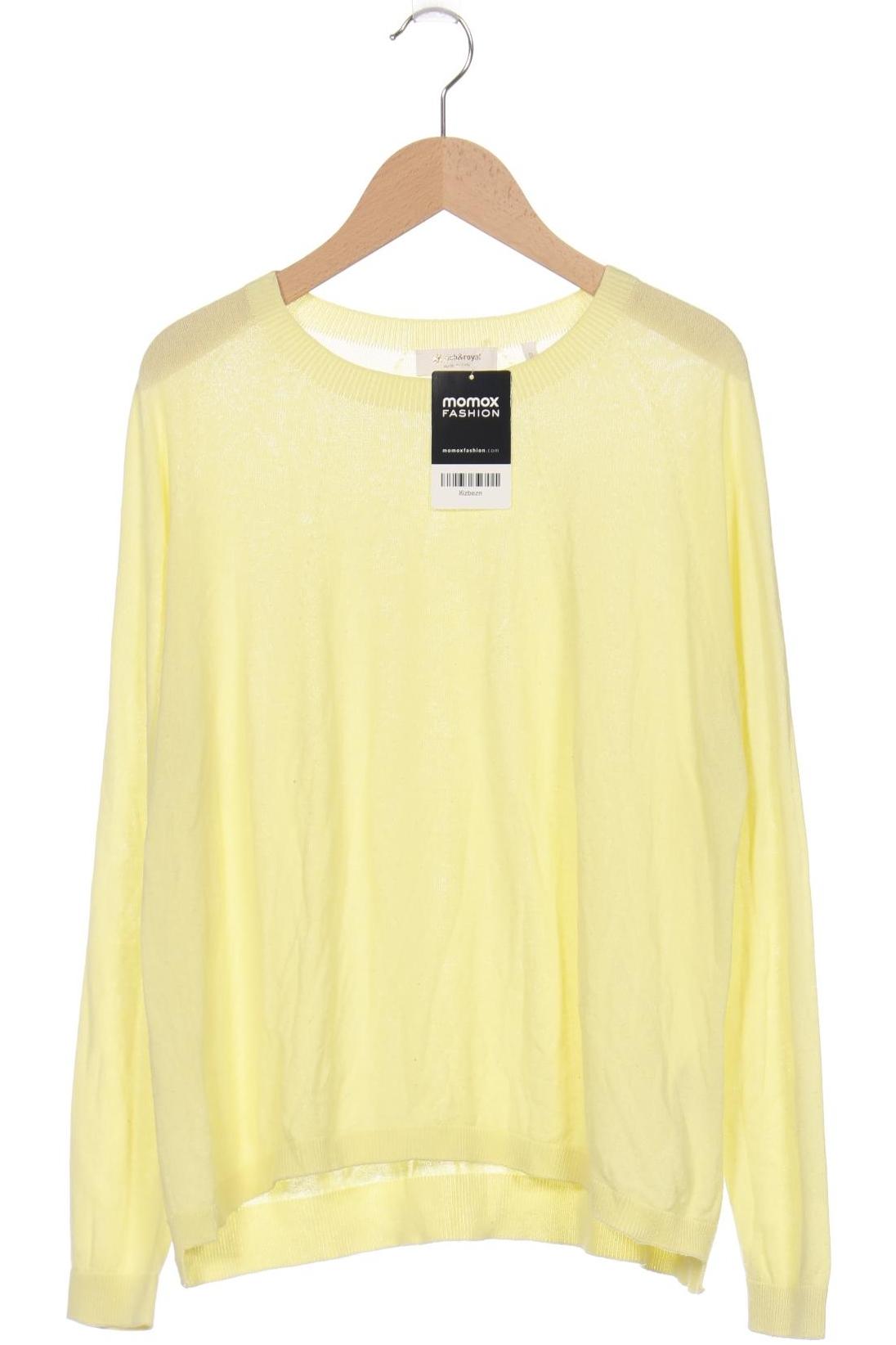 

Rich & Royal Damen Pullover, gelb, Gr. 36