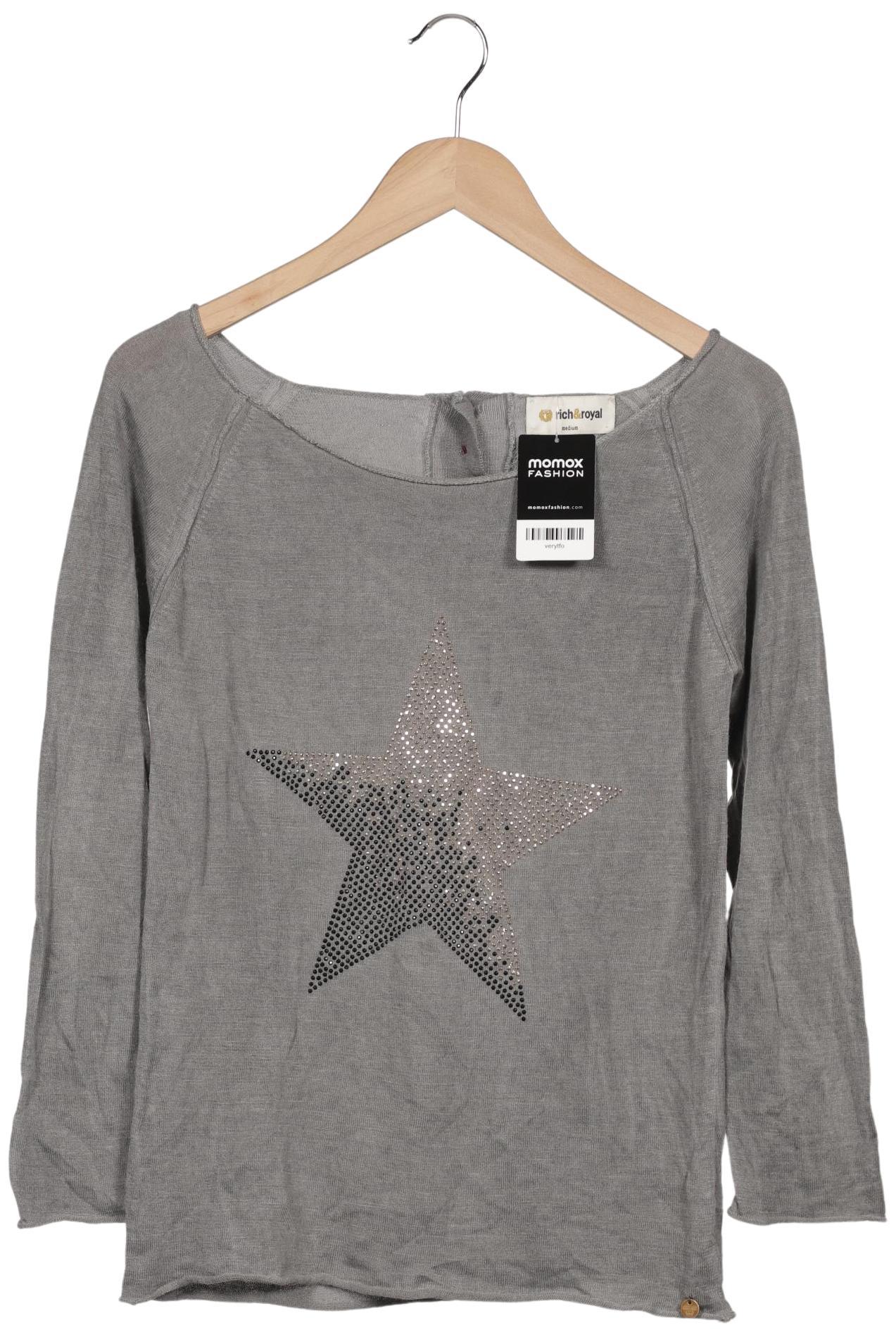 

Rich & Royal Damen Pullover, grau, Gr. 38