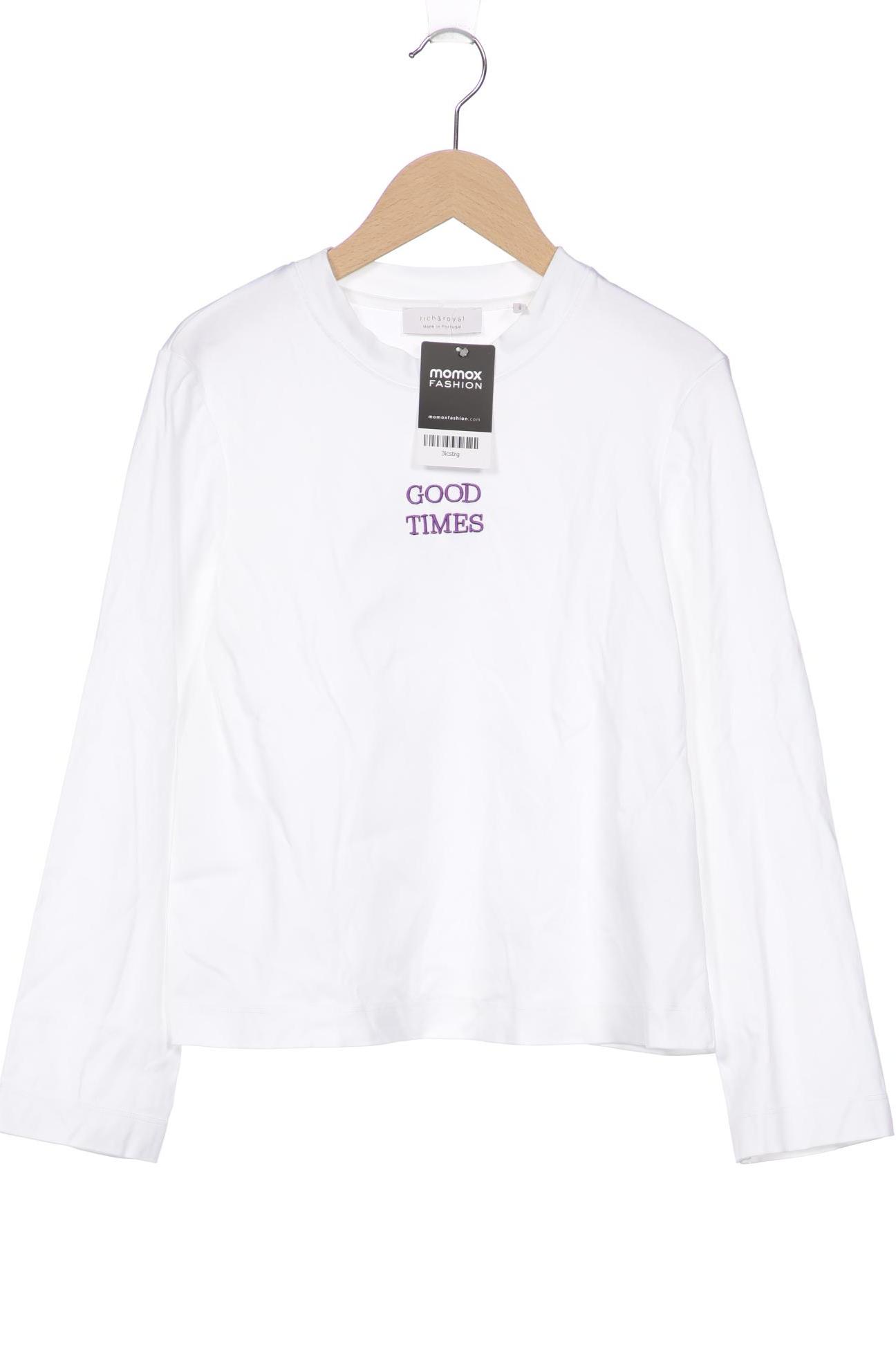 

Rich&Royal Damen Langarmshirt, weiß