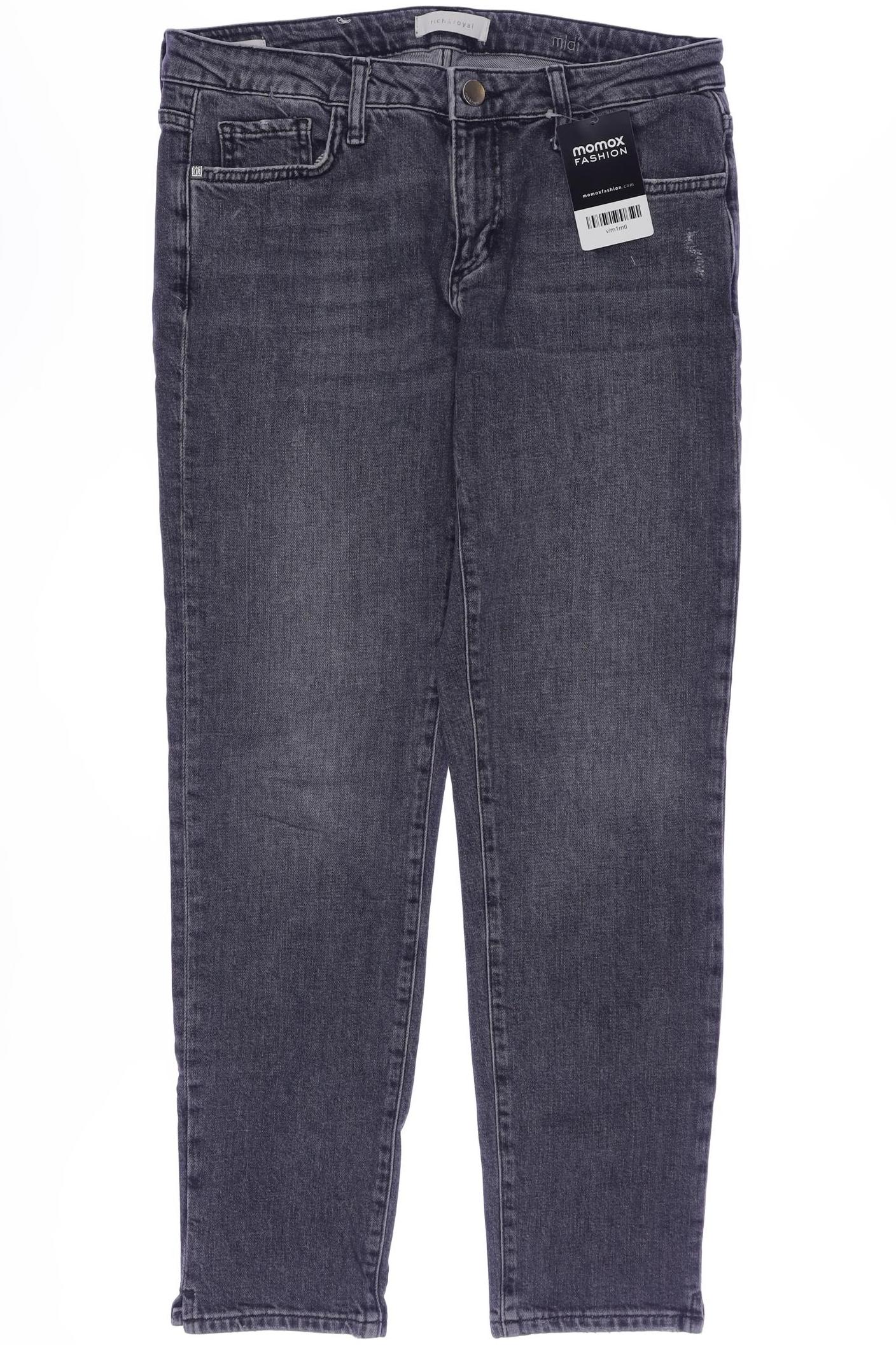 

Rich & Royal Damen Jeans, grau, Gr. 28