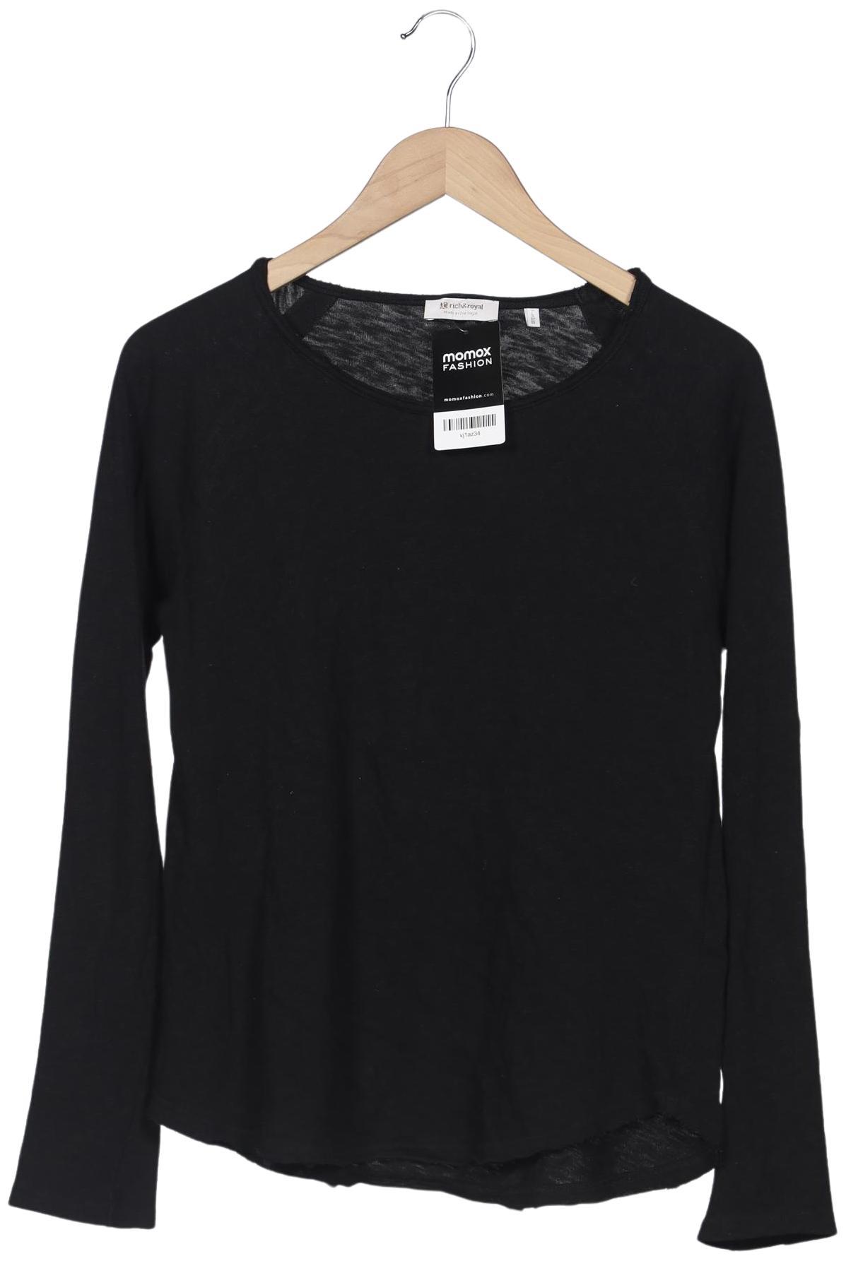 

Rich & Royal Damen Langarmshirt, schwarz, Gr. 38