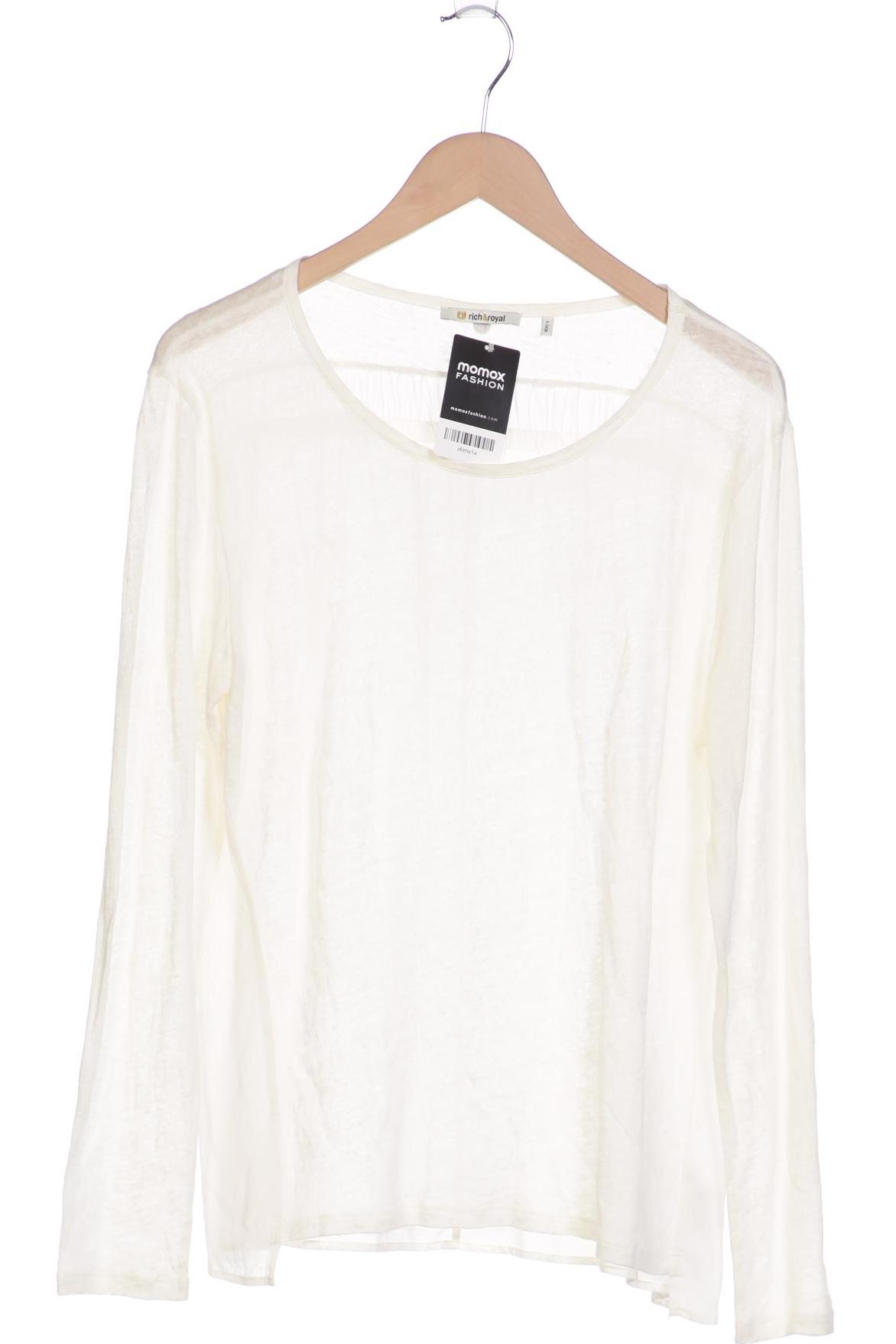 

Rich & Royal Damen Langarmshirt, weiß, Gr. 44