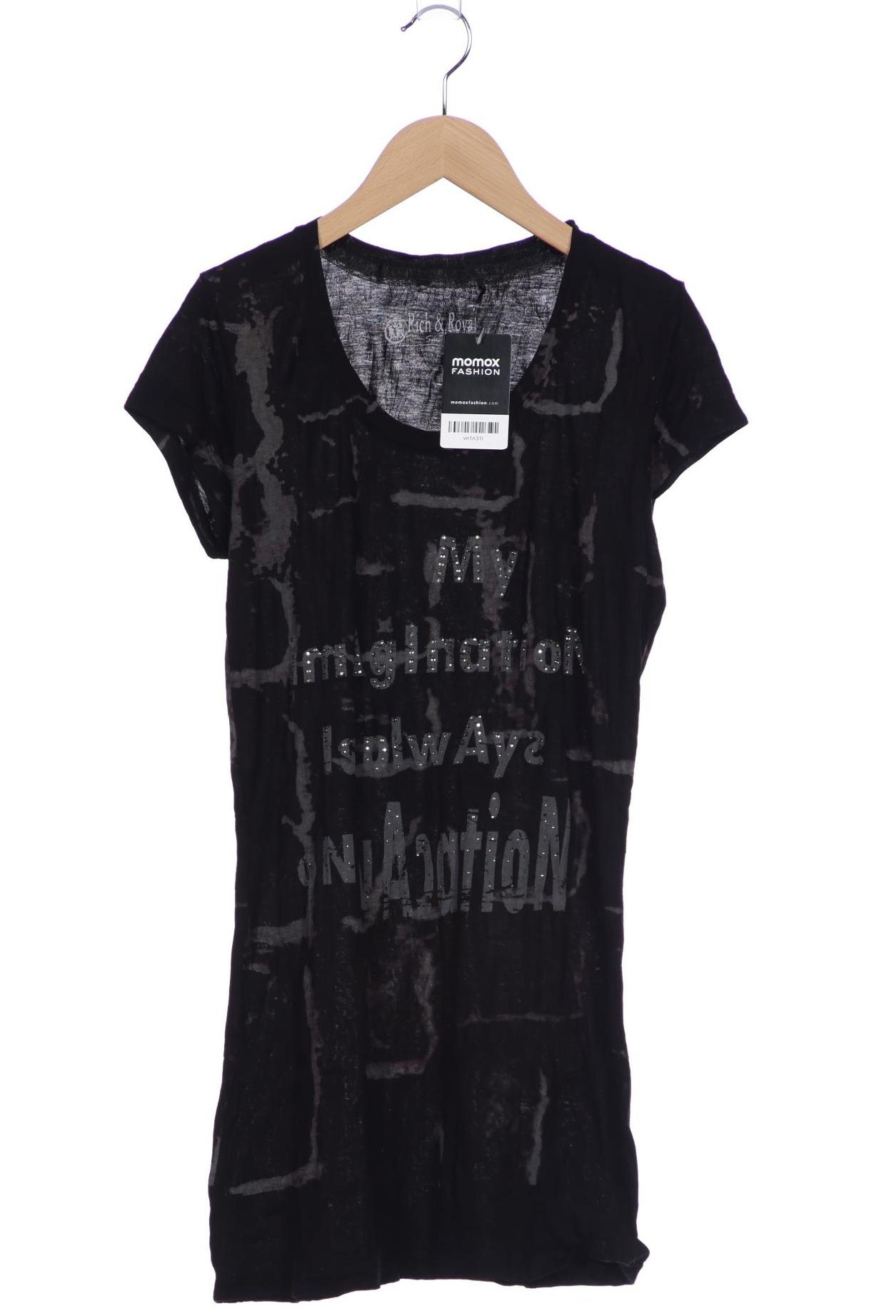 

Rich & Royal Damen T-Shirt, schwarz, Gr. 36