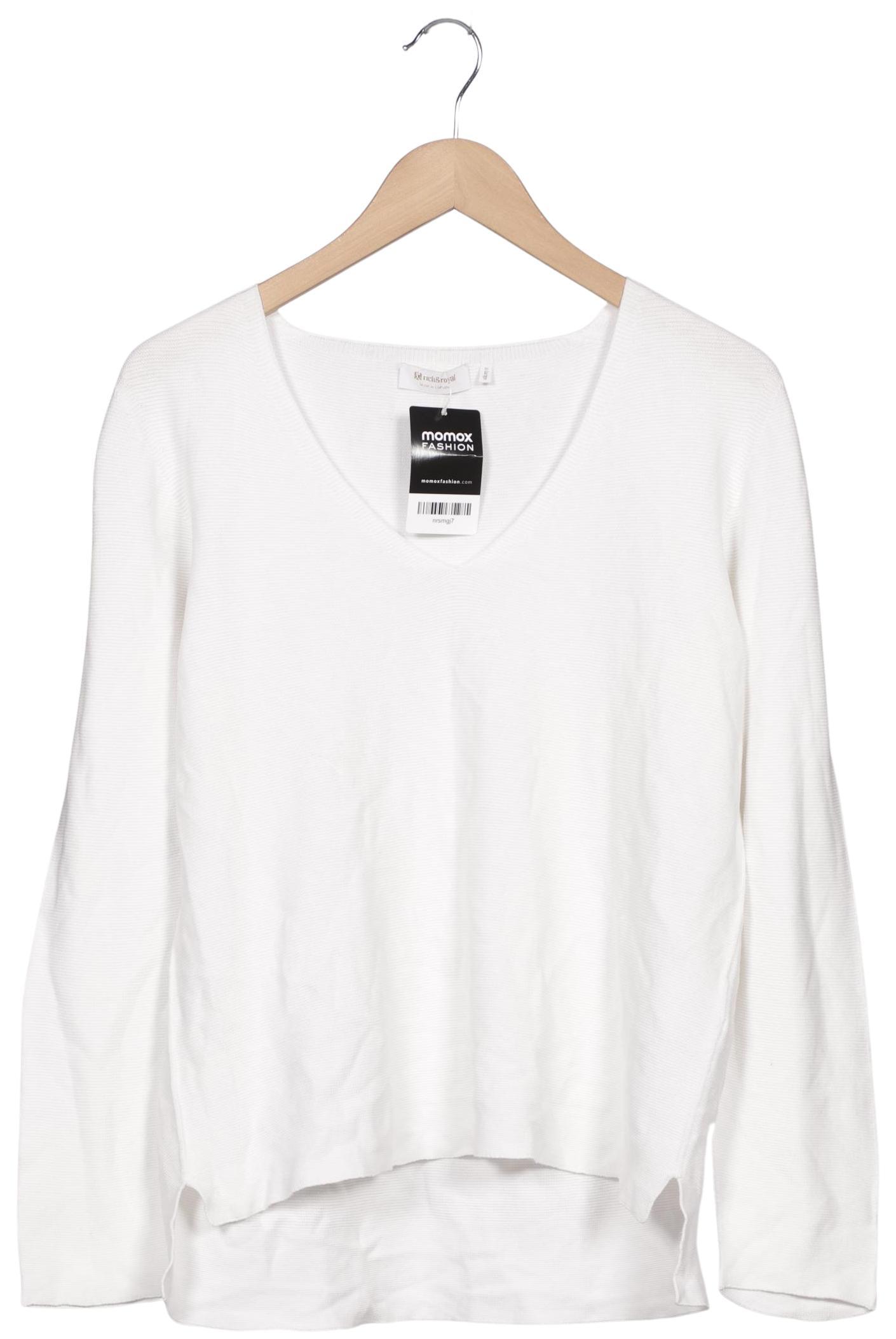 

Rich & Royal Damen Pullover, weiß, Gr. 44
