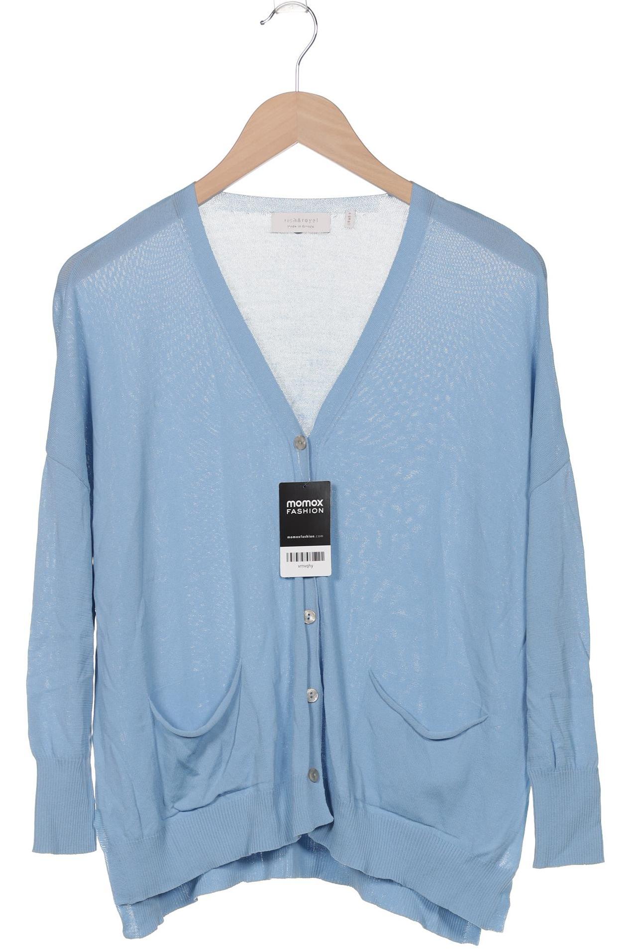 

Rich & Royal Damen Strickjacke, hellblau, Gr. 34