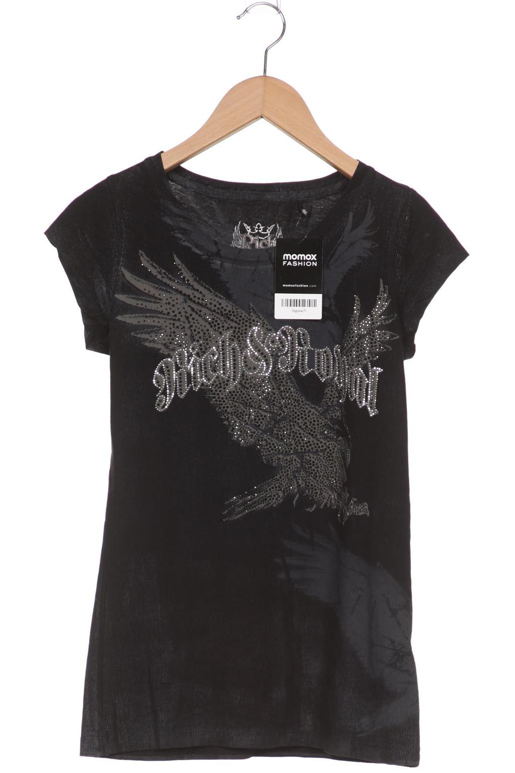 

Rich & Royal Damen T-Shirt, schwarz, Gr. 36