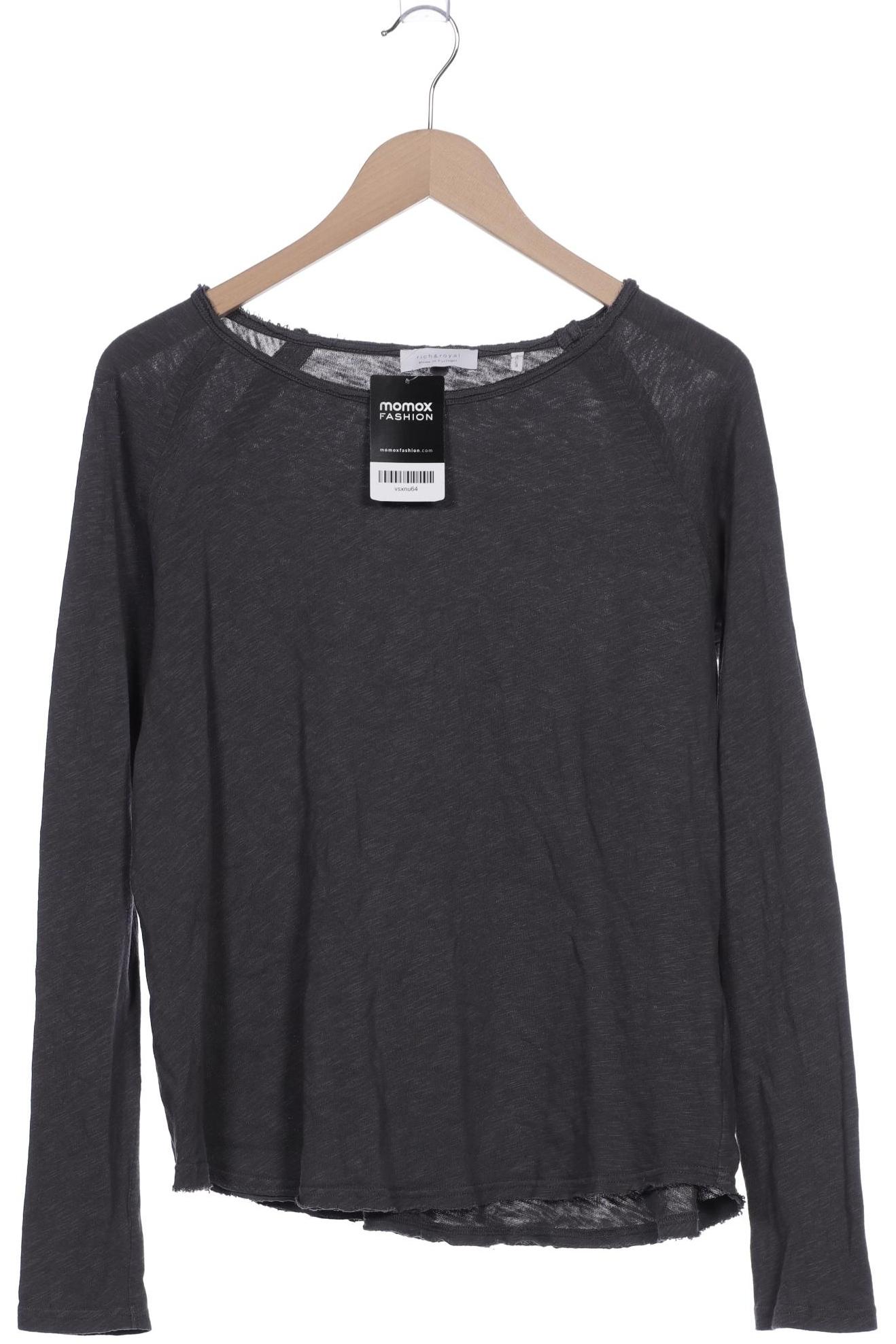 

Rich & Royal Damen Langarmshirt, grau, Gr. 38