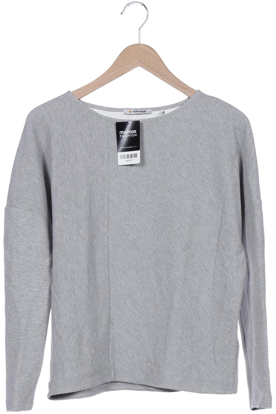 

Rich & Royal Damen Sweatshirt, grau, Gr. 36