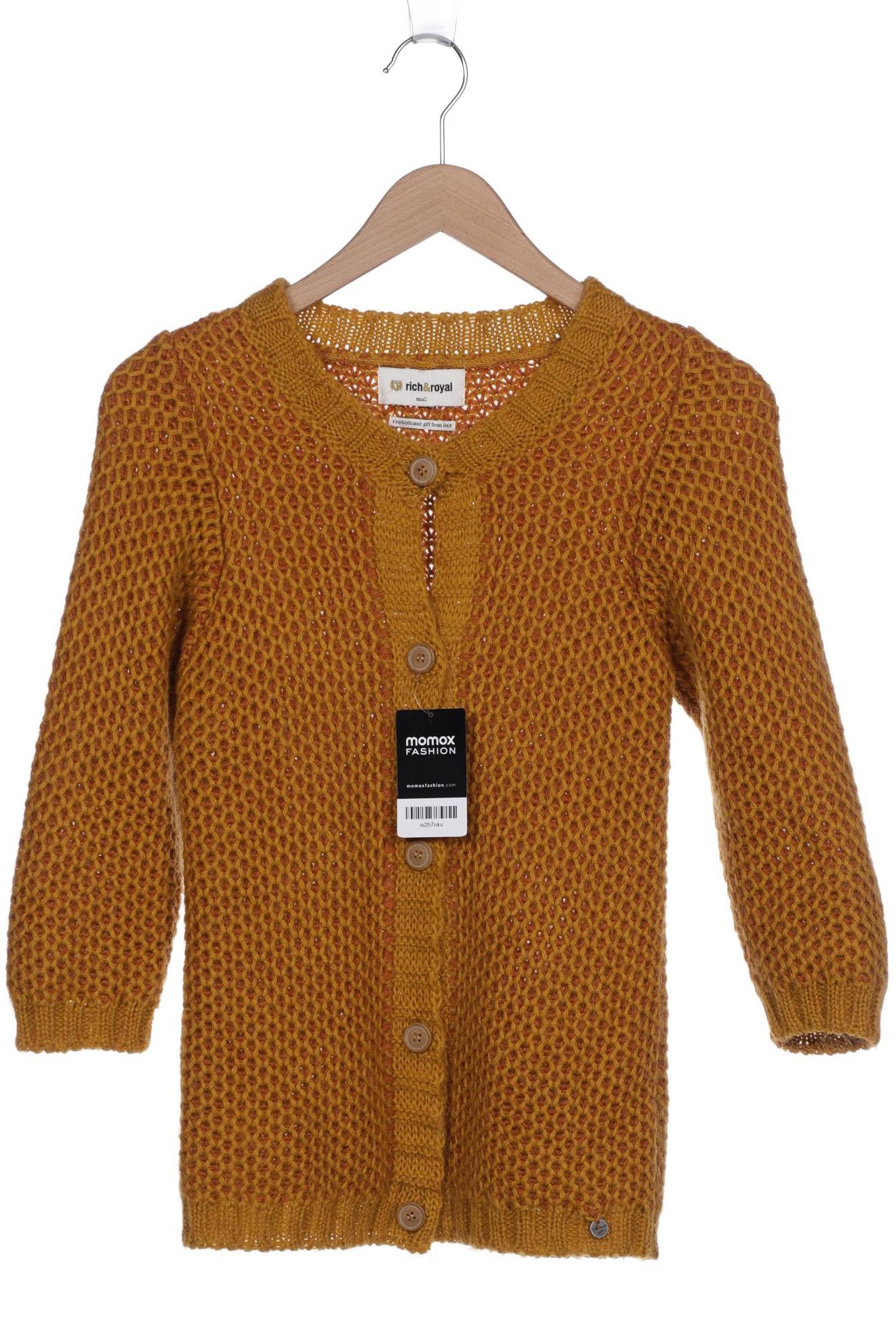 

Rich & Royal Damen Strickjacke, orange, Gr. 36