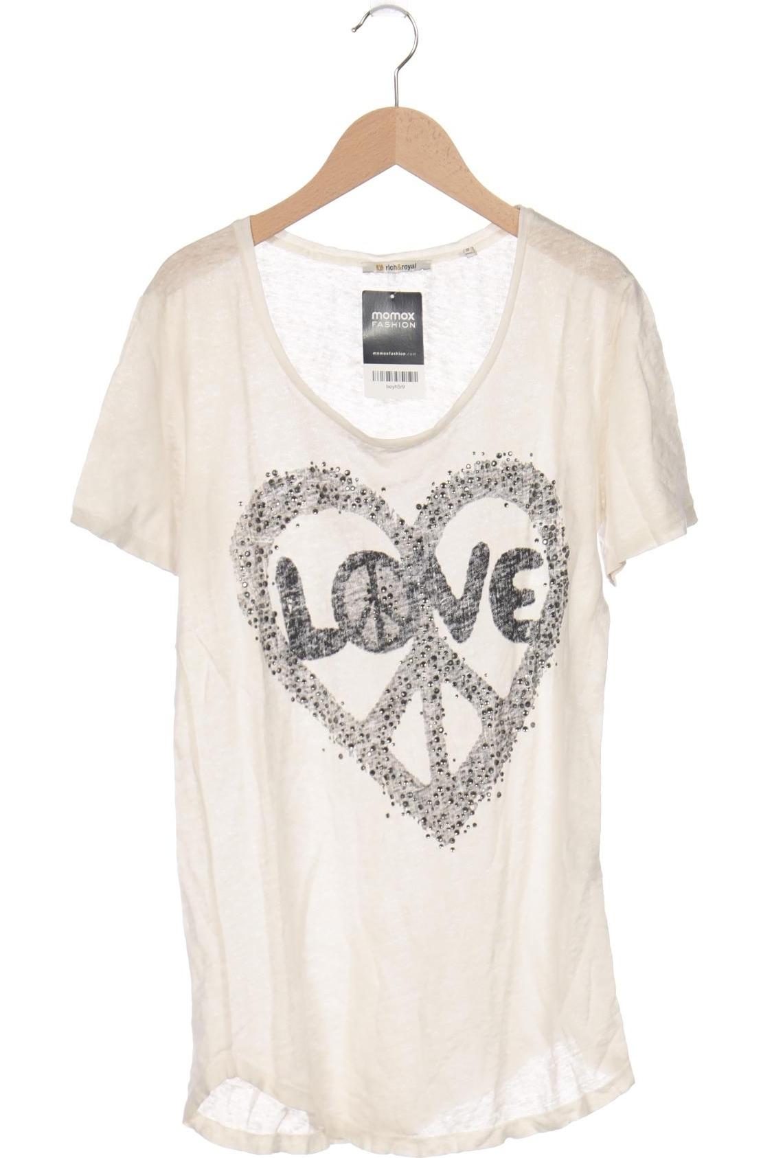 

Rich & Royal Damen T-Shirt, cremeweiß, Gr. 38