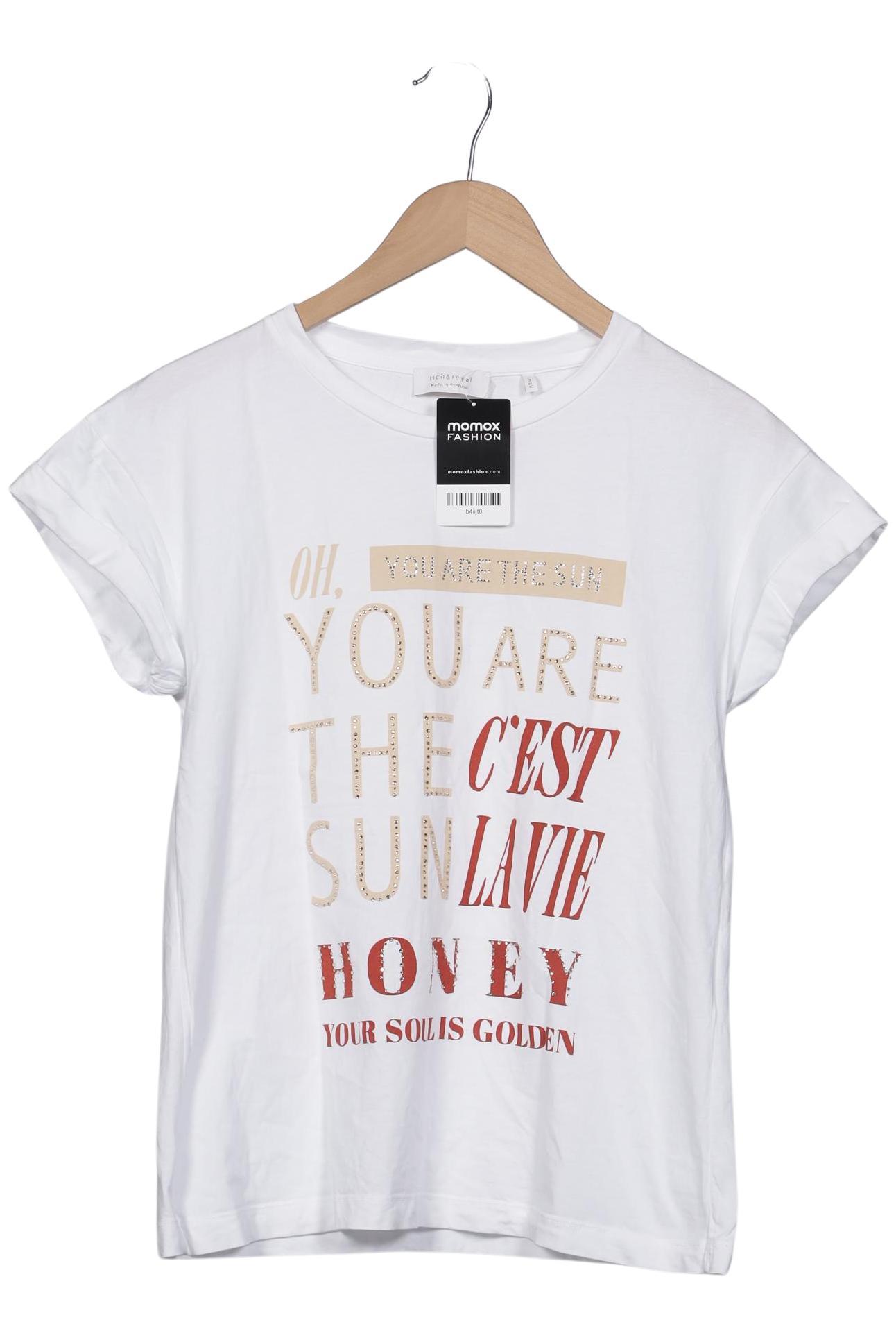 

Rich & Royal Damen T-Shirt, weiß, Gr. 36