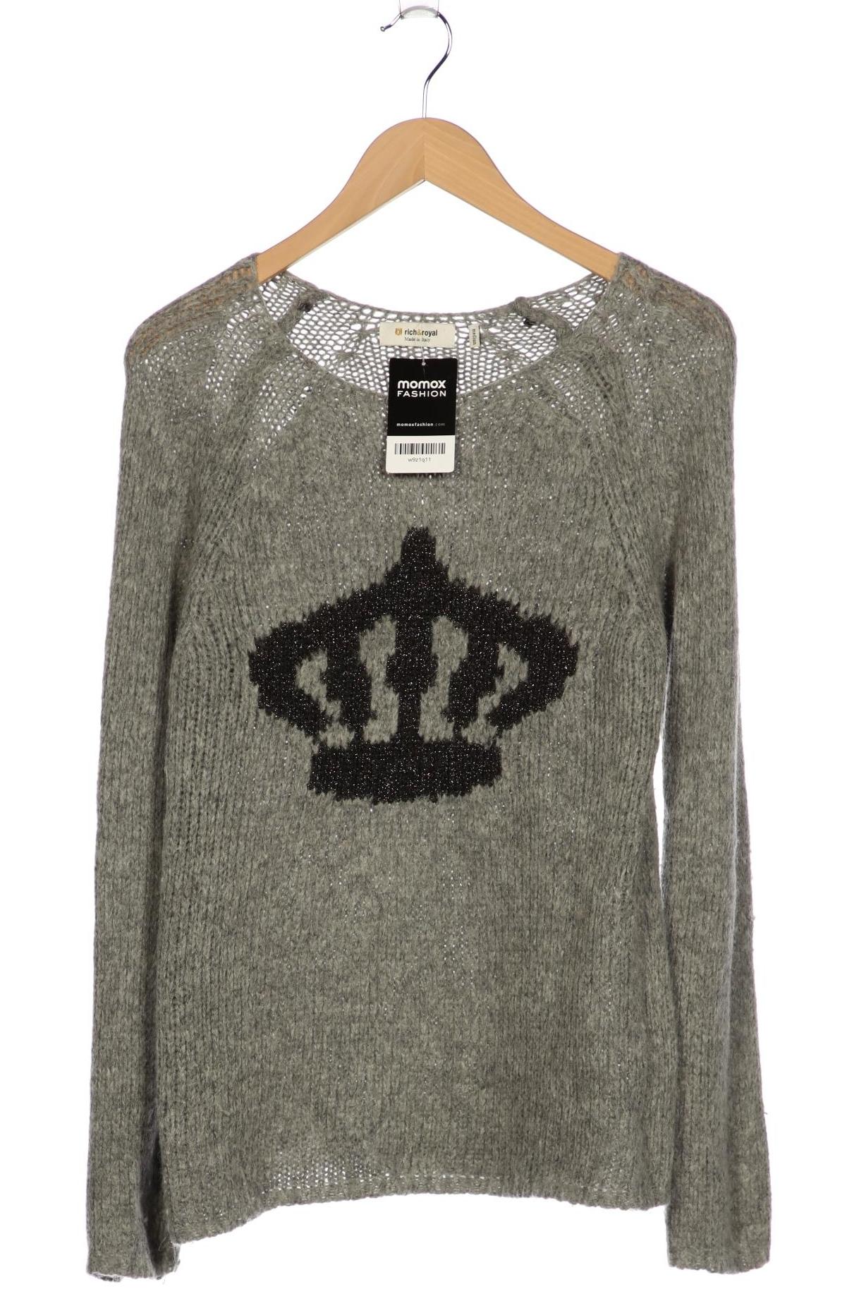

Rich & Royal Damen Pullover, grau, Gr. 38