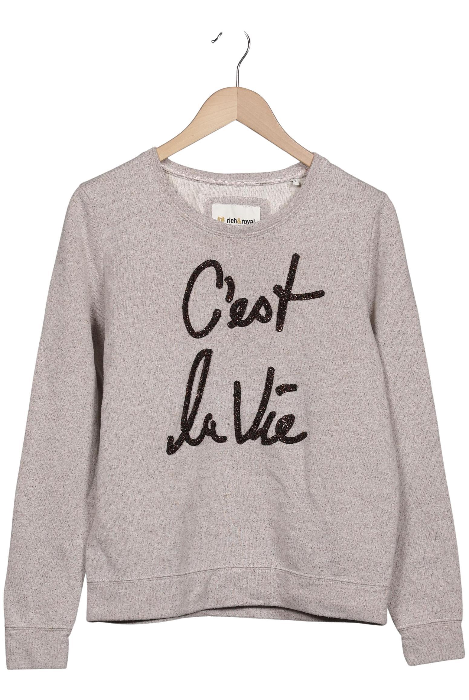 

Rich & Royal Damen Sweatshirt, grau, Gr. 42