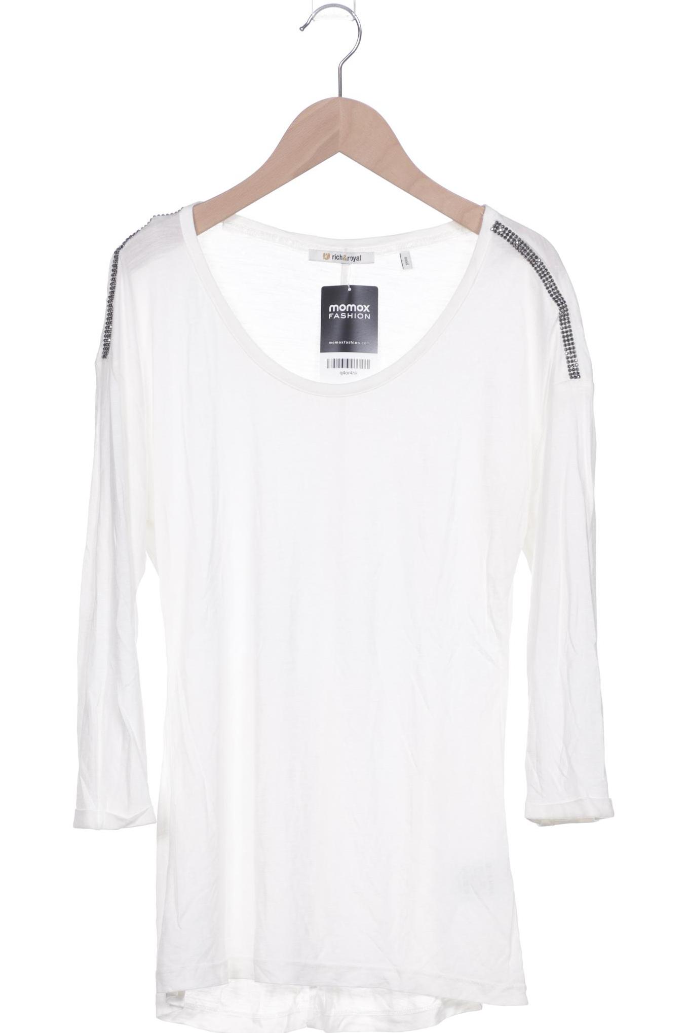 

Rich & Royal Damen Langarmshirt, weiß, Gr. 36
