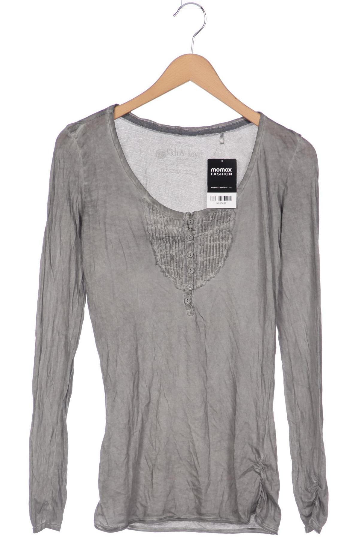 

Rich & Royal Damen Langarmshirt, grau, Gr. 38