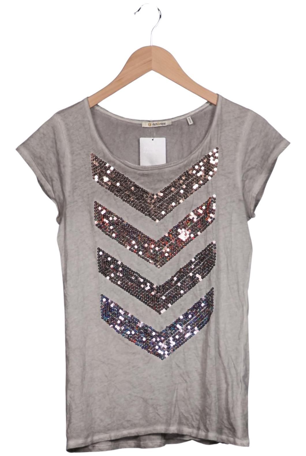 

Rich & Royal Damen T-Shirt, grau, Gr. 38